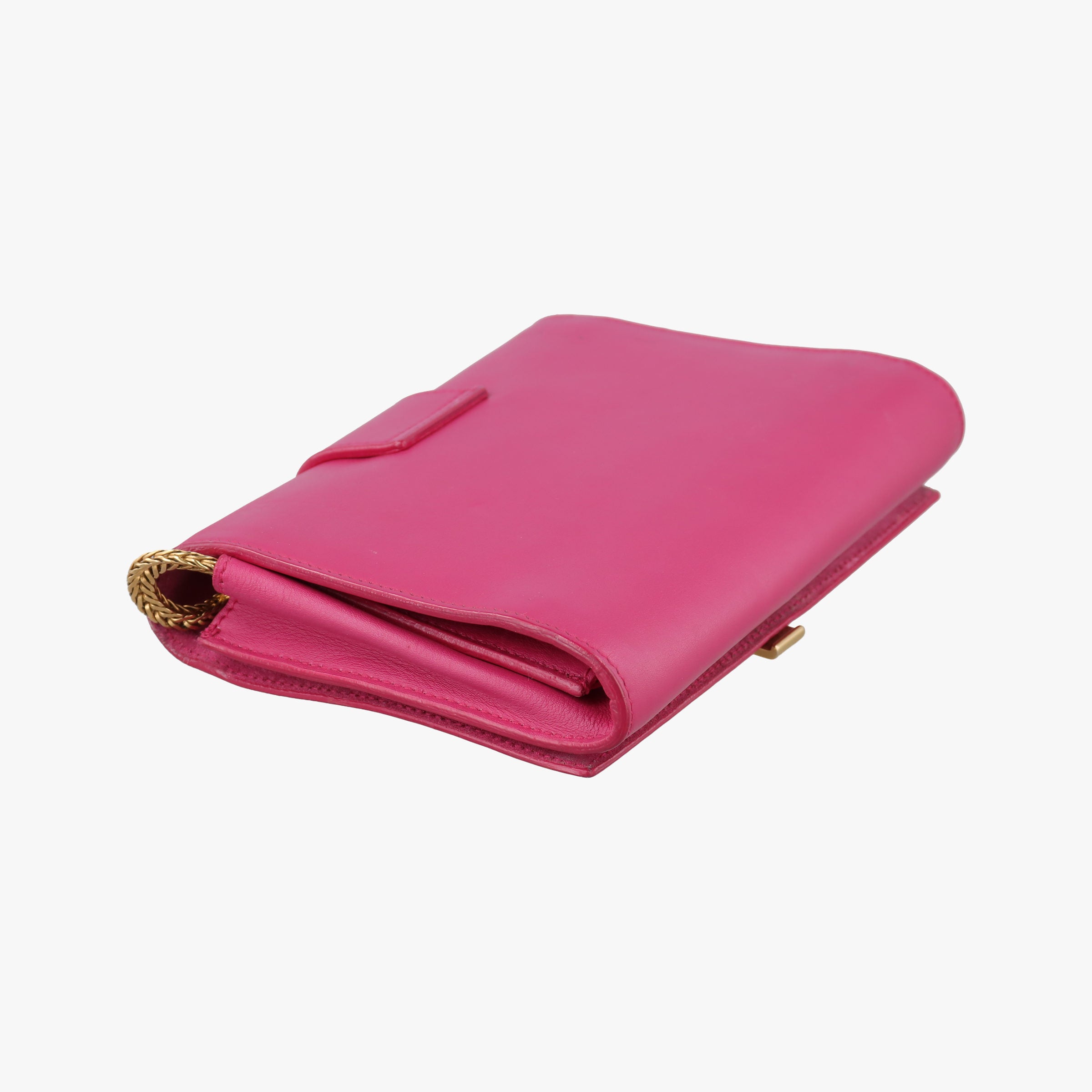 Pre-owned Yves Saint Laurent Mini Y Line Rose Leather 311215 shoulderbag | stylenewstar