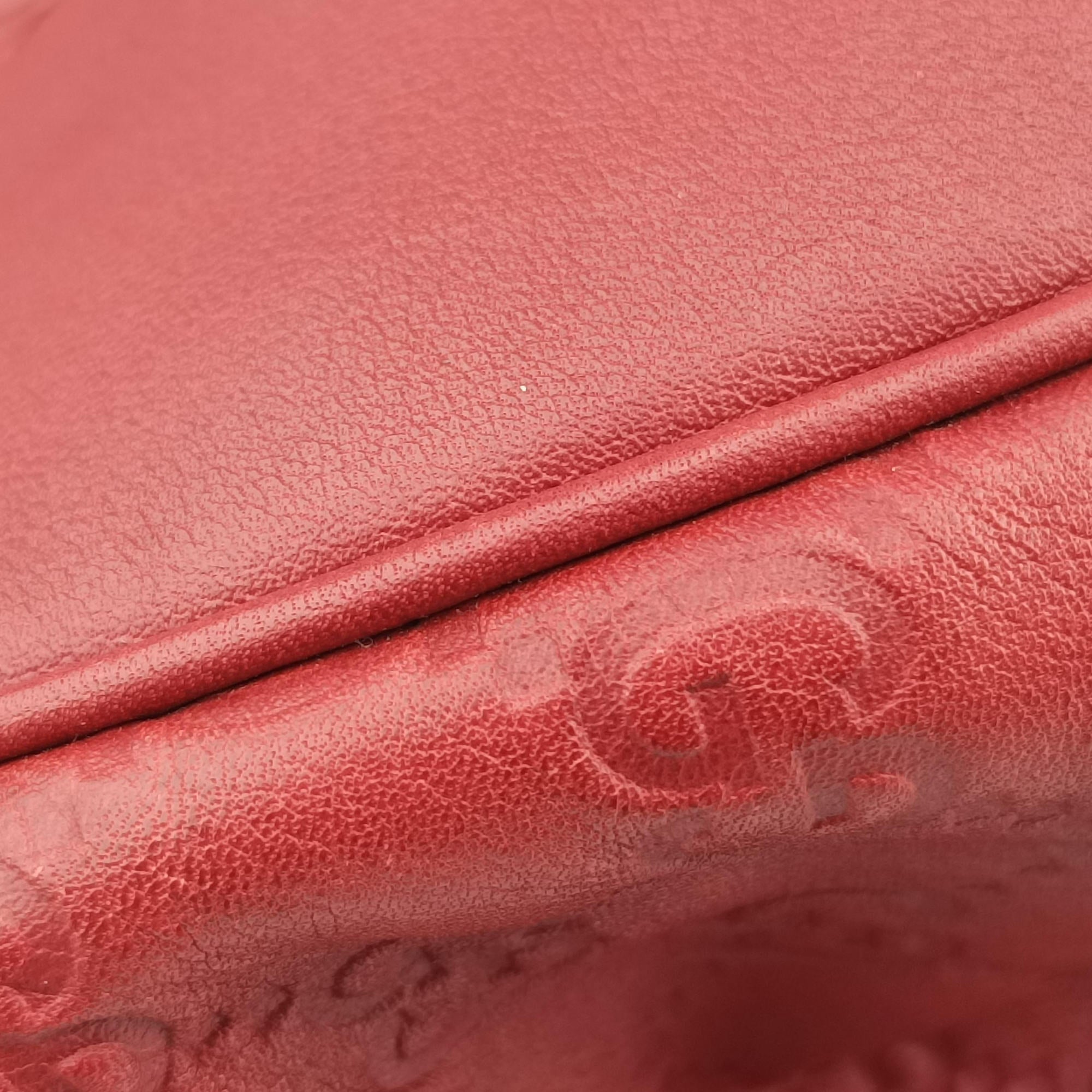 Pre-owned Gucci Charlotte Red Leather 203504 handbag | stylenewstar