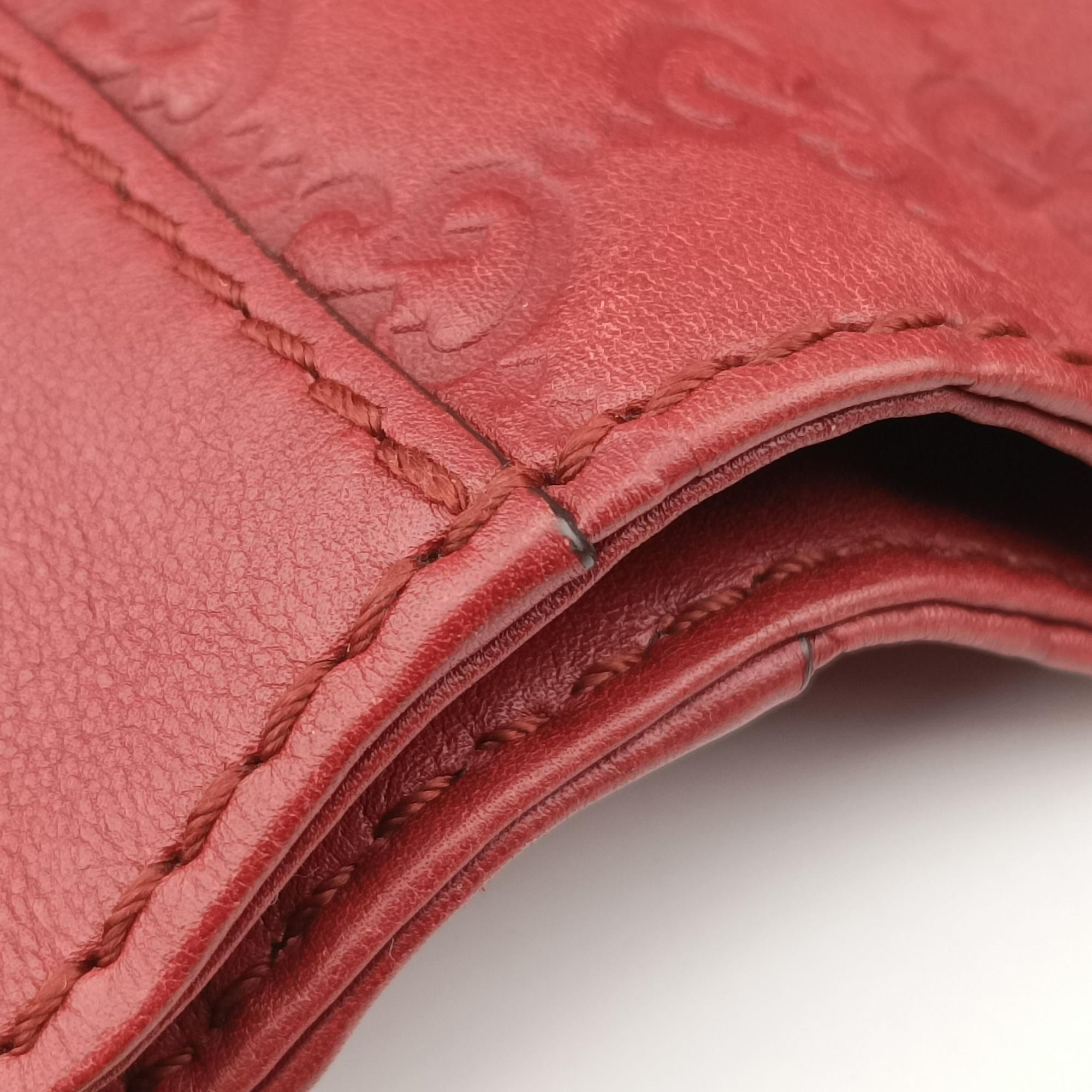 Pre-owned Gucci Charlotte Red Leather 203504 handbag | stylenewstar