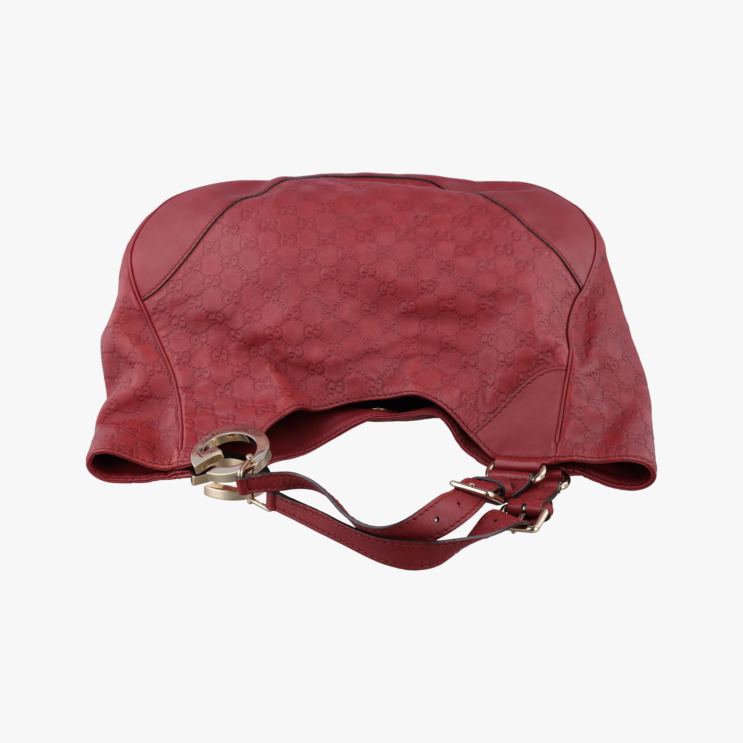 Pre-owned Gucci Charlotte Red Leather 203504 handbag | stylenewstar