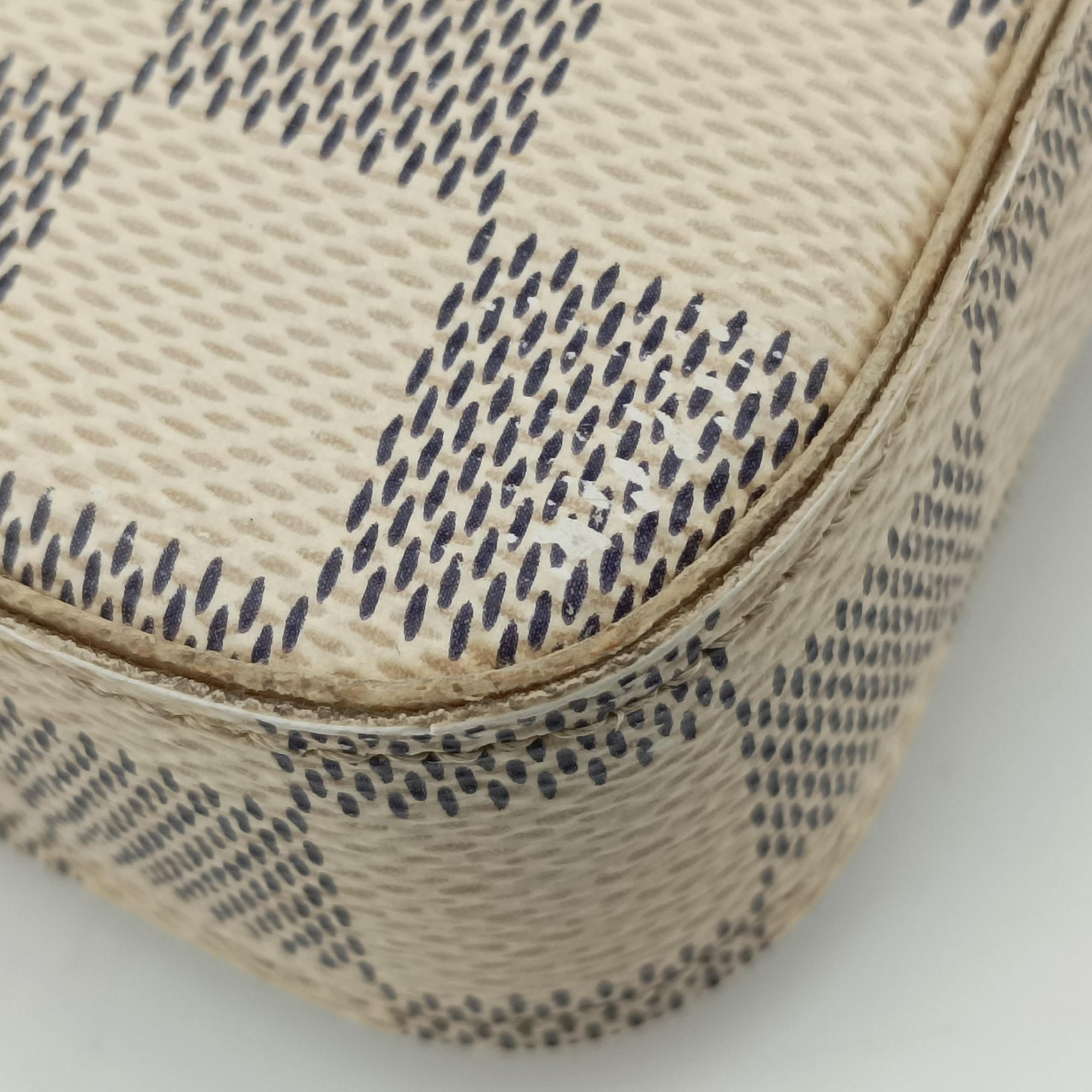 Pre-owned Louis Vuitton Pochette Felicie AZUR Damier Canvas N63106 shoulderbag | stylenewstar