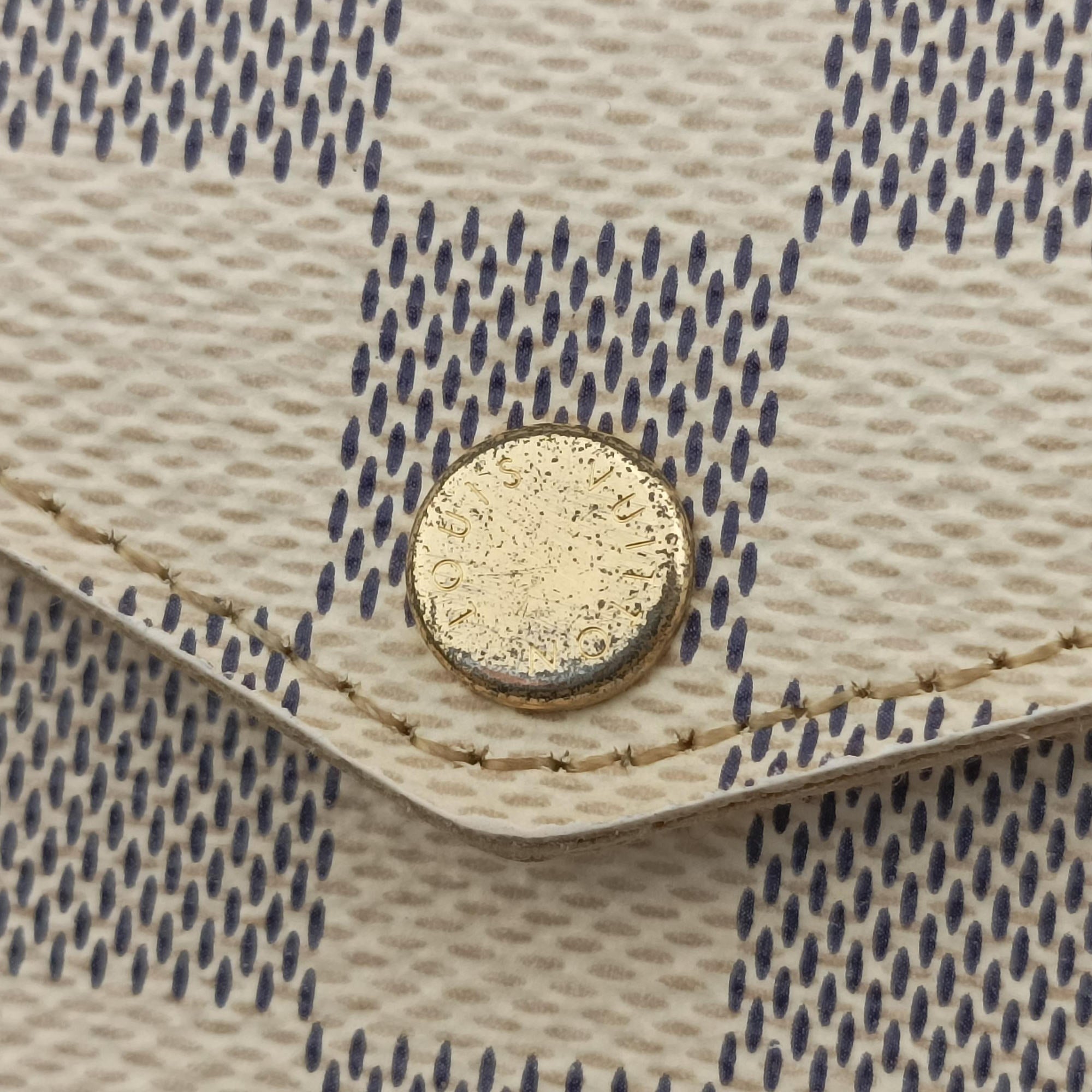 Pre-owned Louis Vuitton Pochette Felicie AZUR Damier Canvas N63106 shoulderbag | stylenewstar