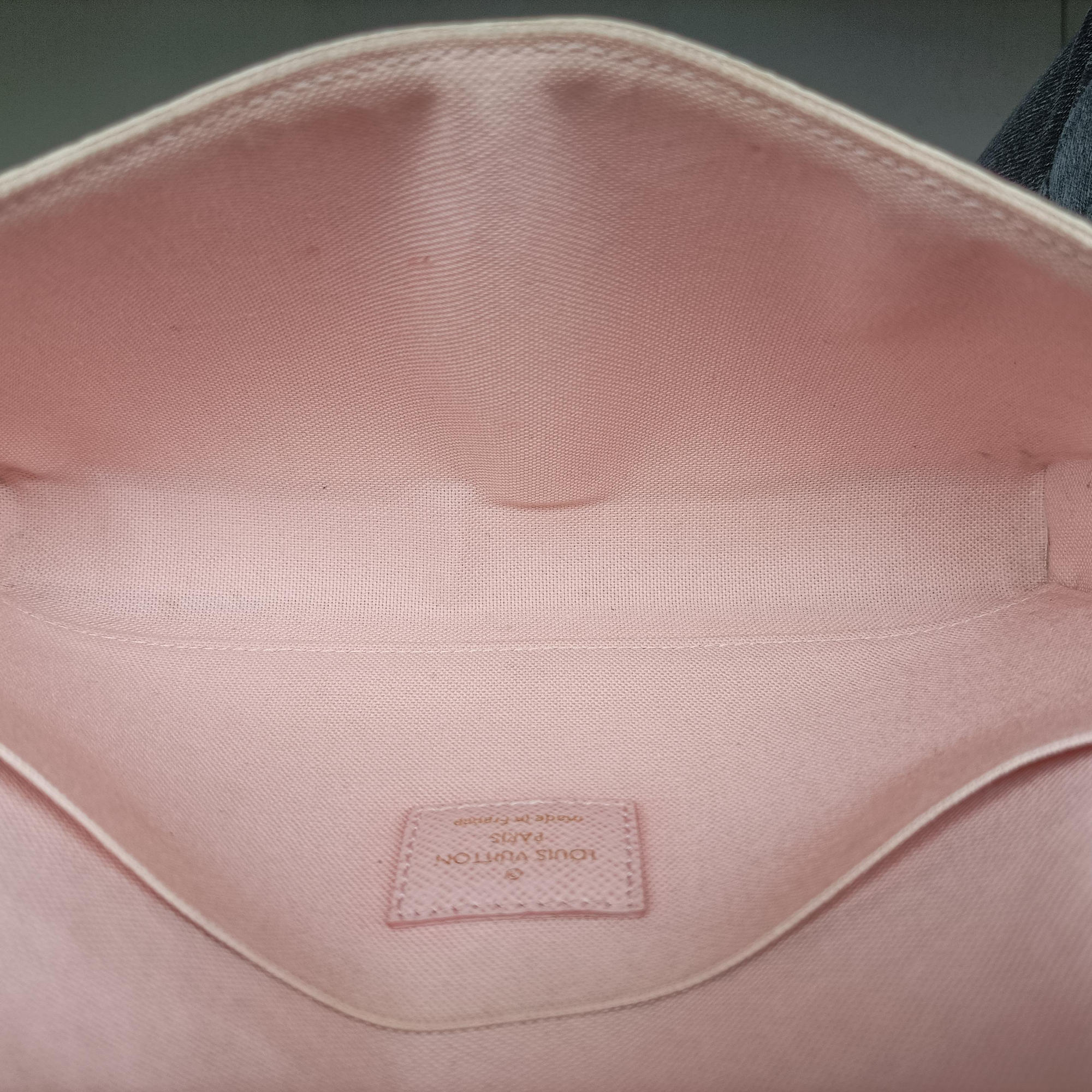 Pre-owned Louis Vuitton Pochette Felicie AZUR Damier Canvas N63106 shoulderbag | stylenewstar