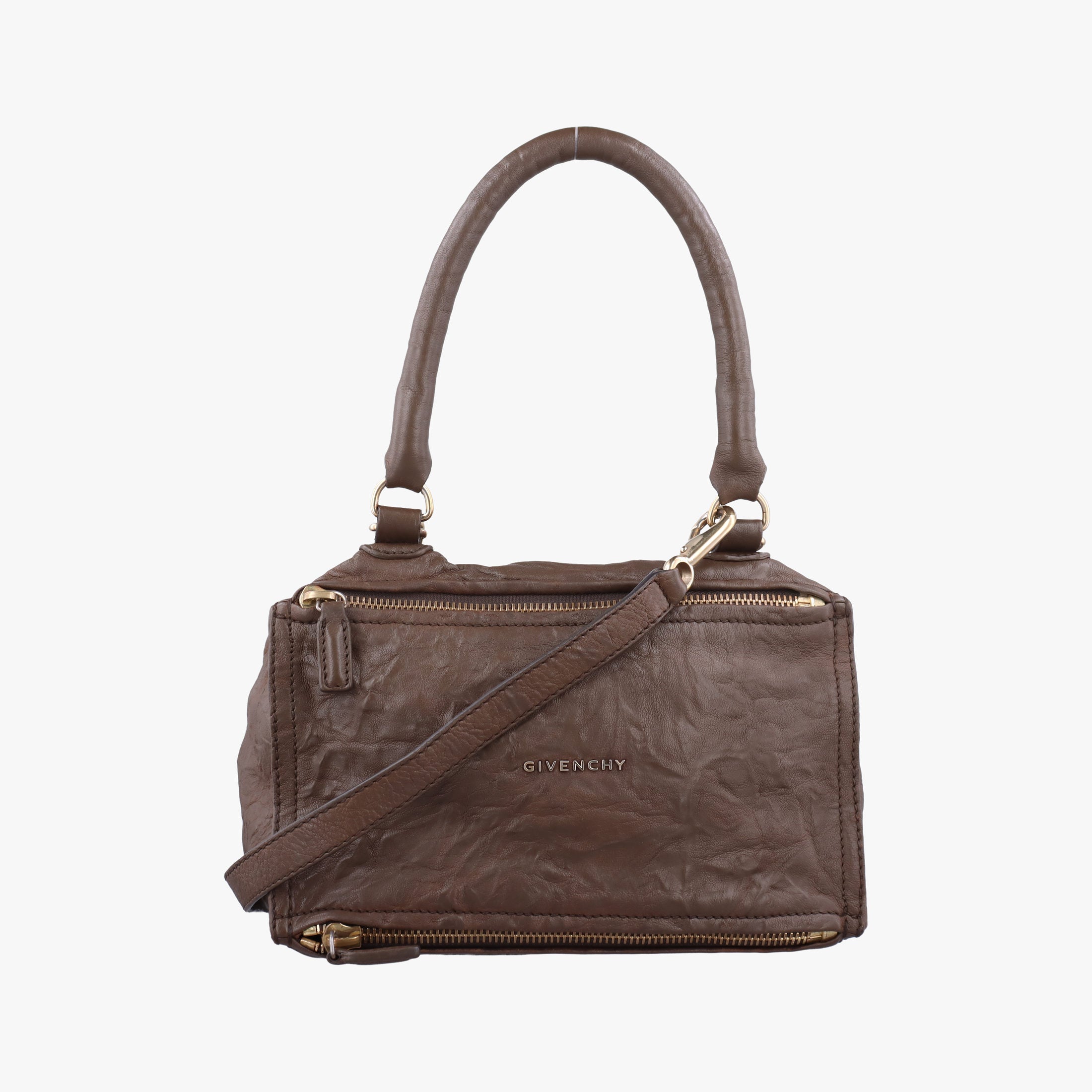Vintage Givenchy Pandora Brown Leather  shoulderbag | stylenewstar