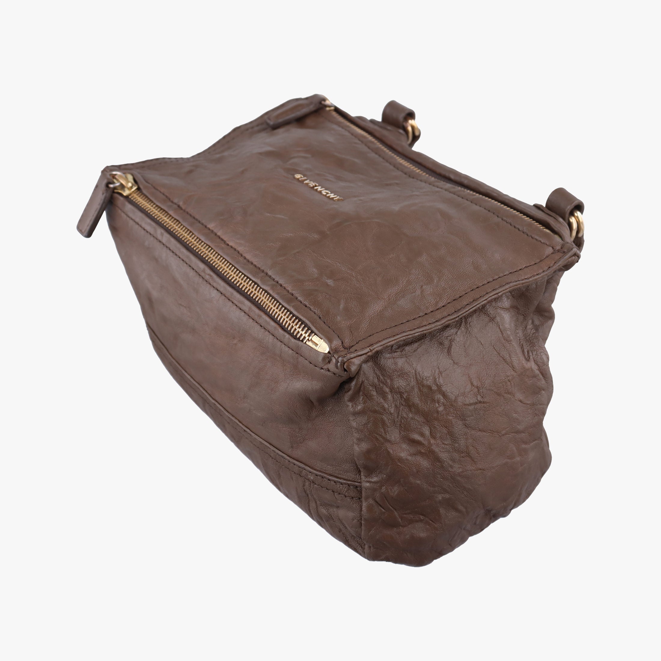 Vintage Givenchy Pandora Brown Leather  shoulderbag | stylenewstar