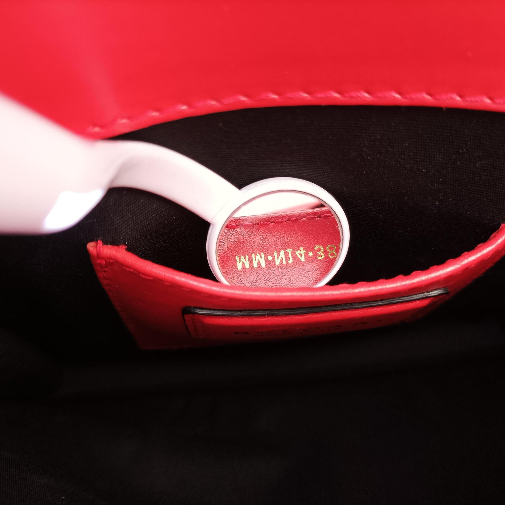 Pre-owned Bvlgari SERPENTI FOREVER Red Leather  shoulderbag | stylenewstar