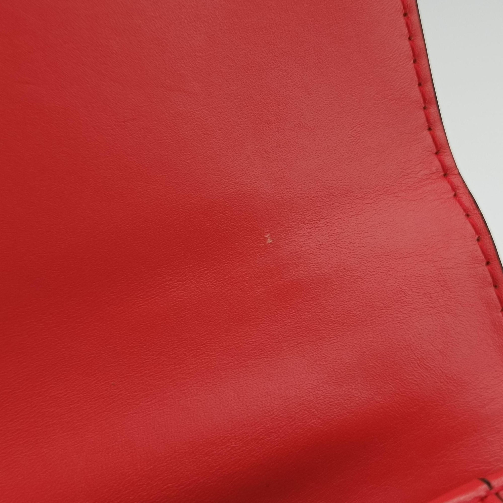 Pre-owned Bvlgari SERPENTI FOREVER Red Leather  shoulderbag | stylenewstar