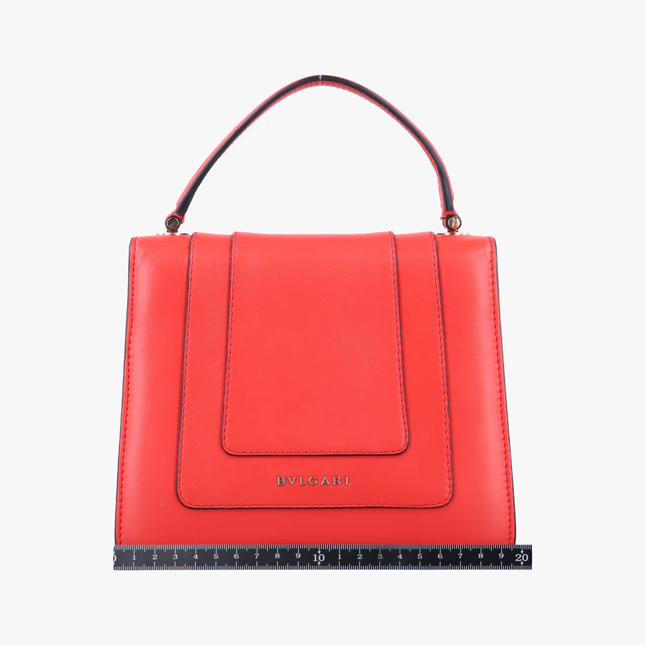 Pre-owned Bvlgari SERPENTI FOREVER Red Leather  shoulderbag | stylenewstar