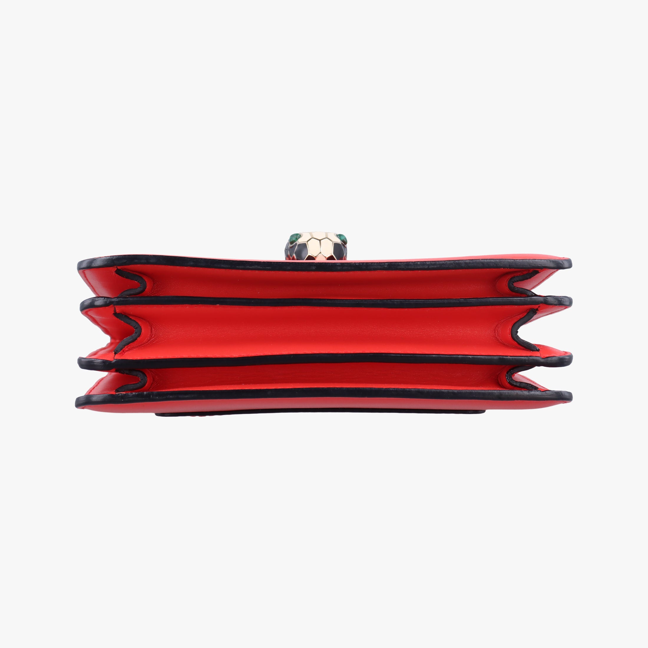 Pre-owned Bvlgari SERPENTI FOREVER Red Leather  shoulderbag | stylenewstar