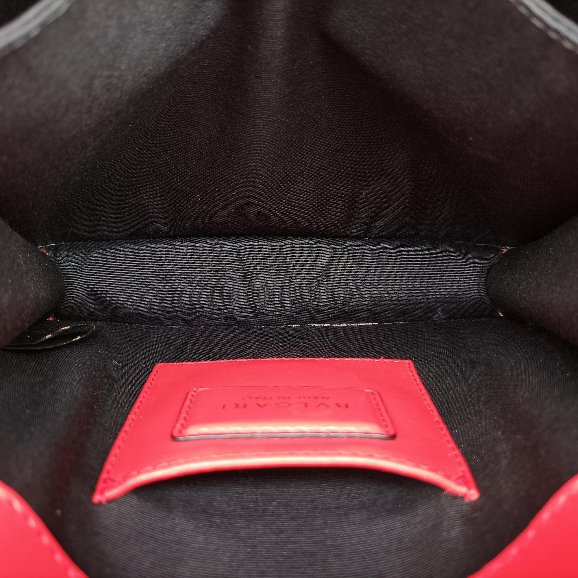 Pre-owned Bvlgari SERPENTI FOREVER Red Leather  shoulderbag | stylenewstar