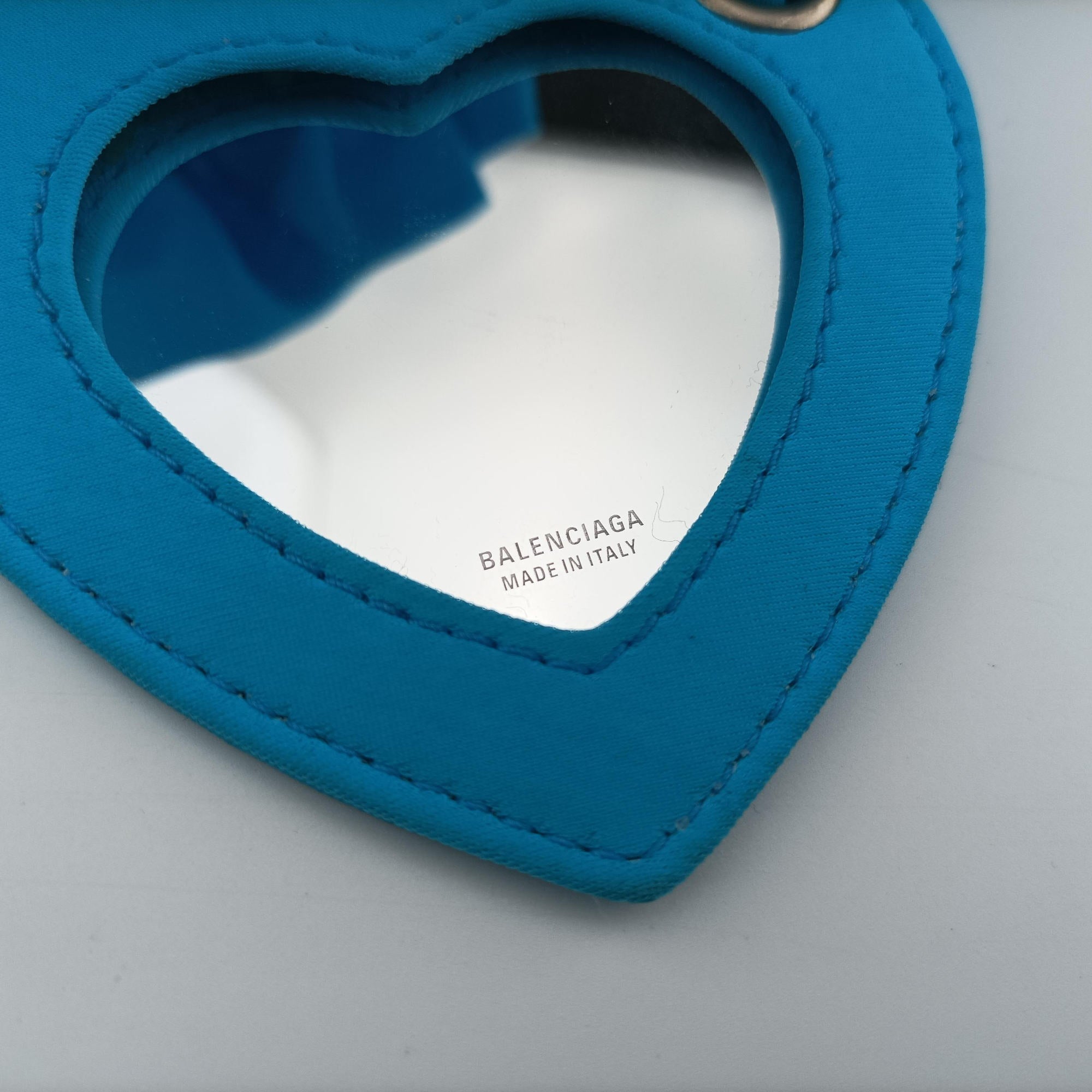 Pre-owned Balenciaga Le Cagole mini Blue fabric  shoulderbag | stylenewstar