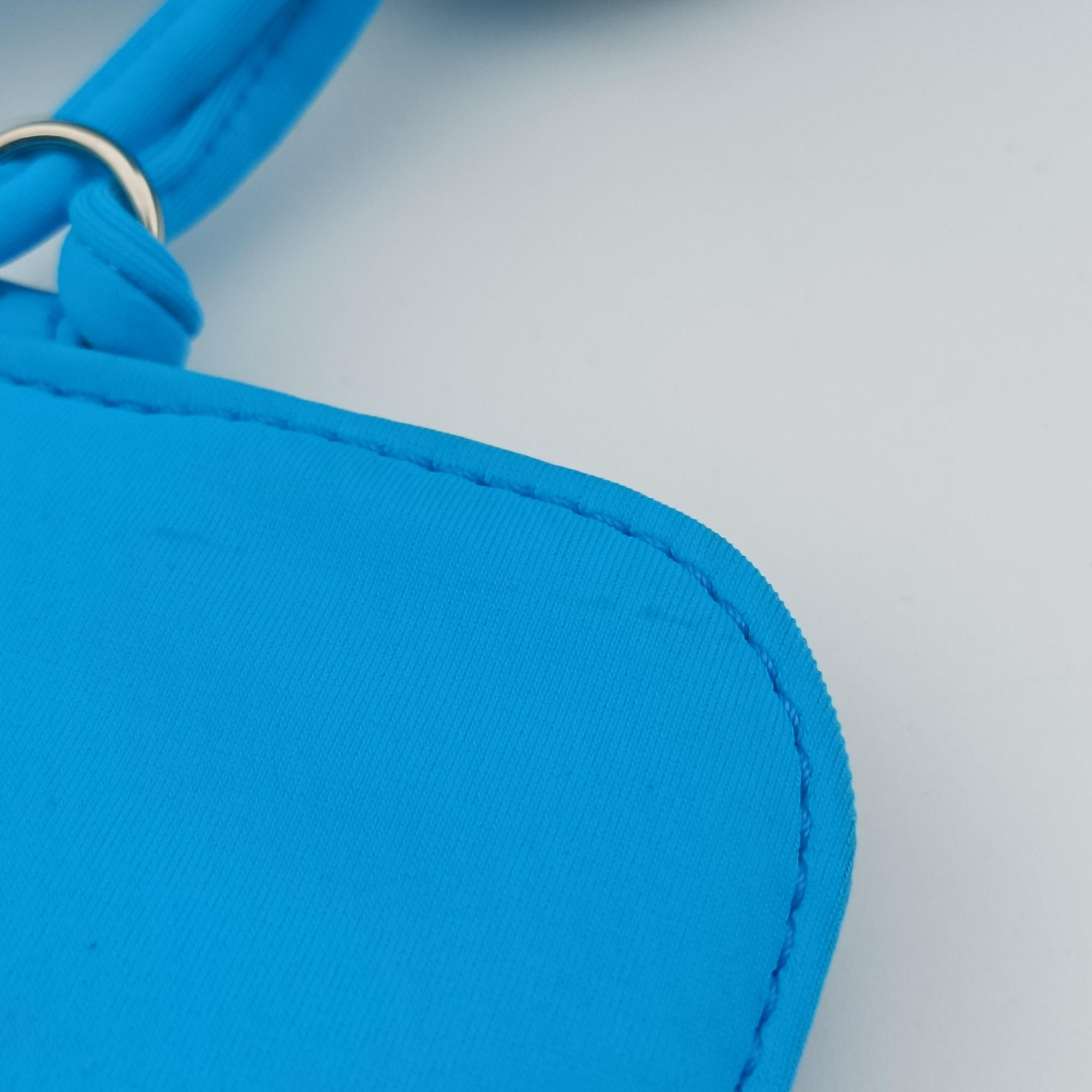 Pre-owned Balenciaga Le Cagole mini Blue fabric  shoulderbag | stylenewstar