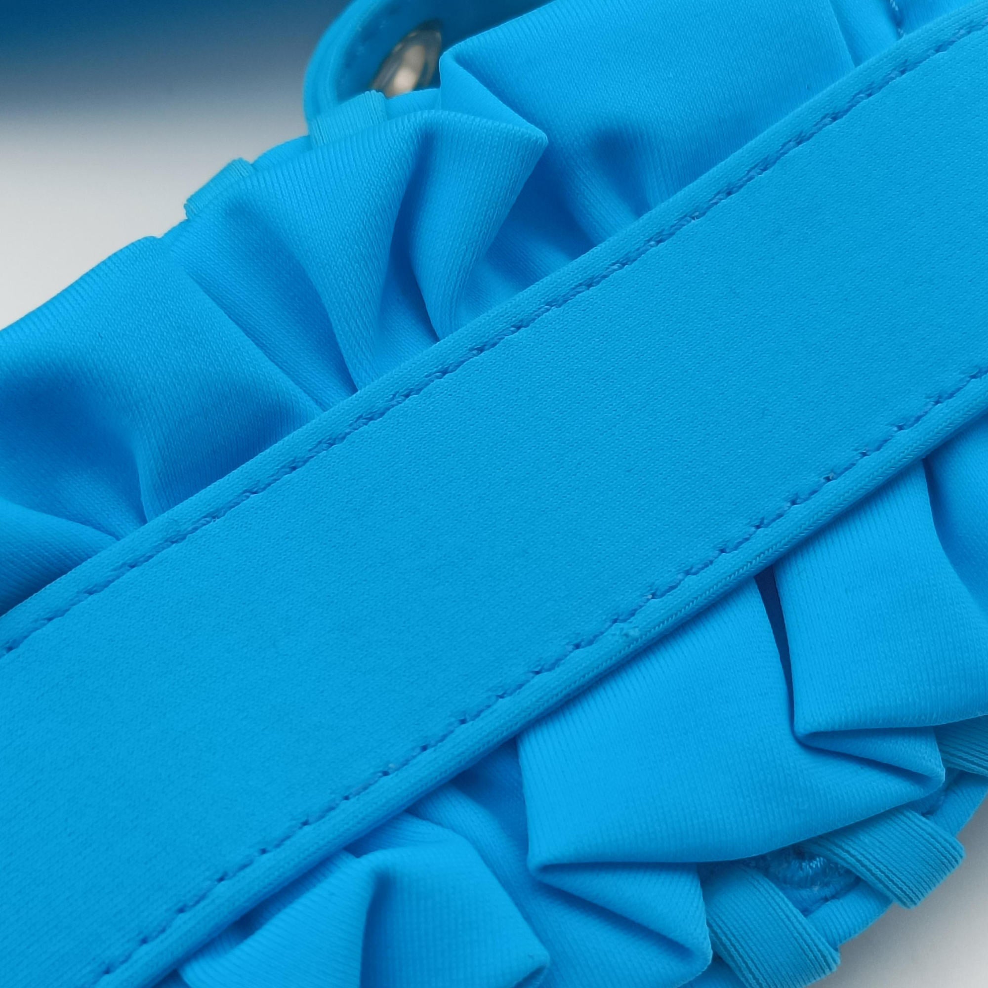 Pre-owned Balenciaga Le Cagole mini Blue fabric  shoulderbag | stylenewstar