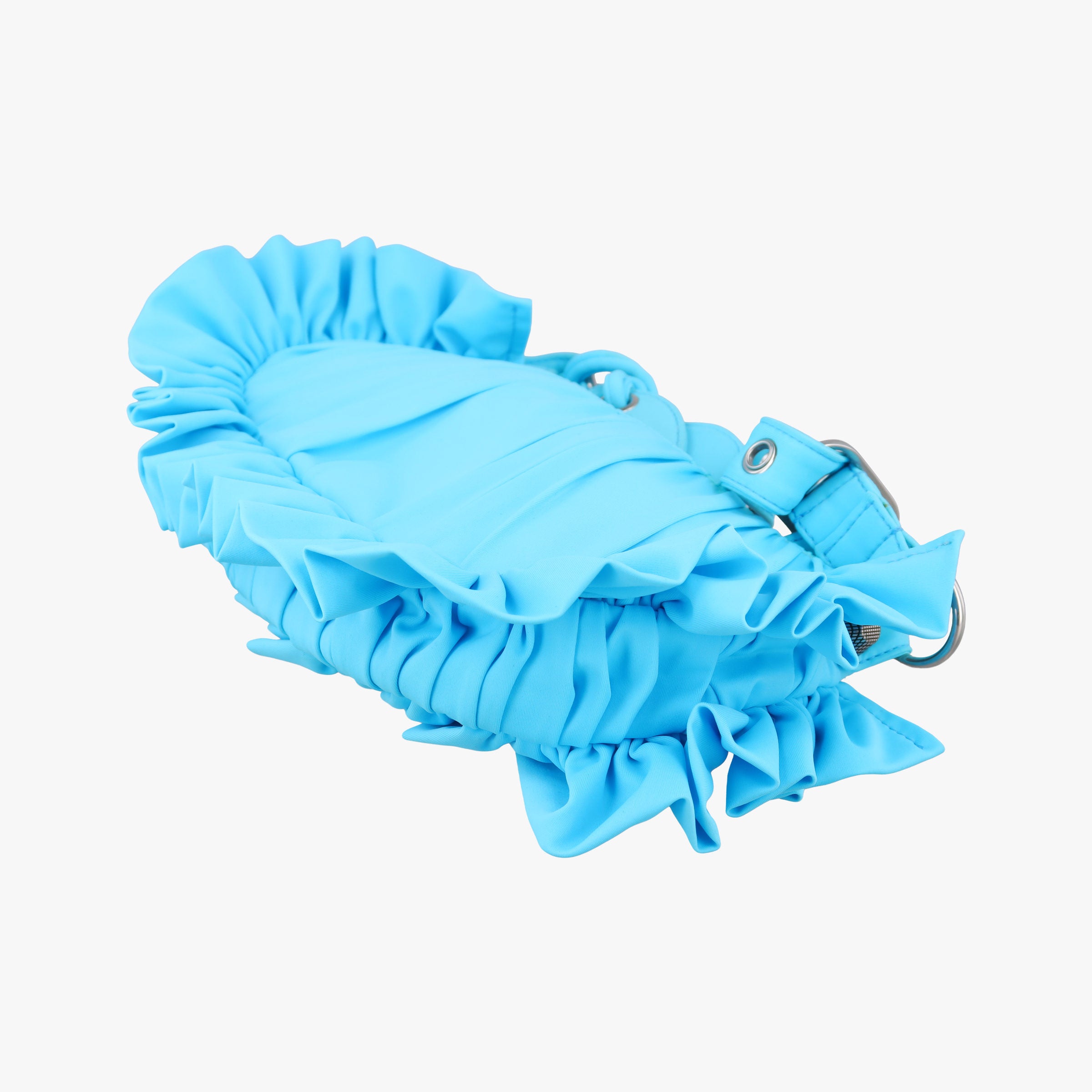 Pre-owned Balenciaga Le Cagole mini Blue fabric  shoulderbag | stylenewstar
