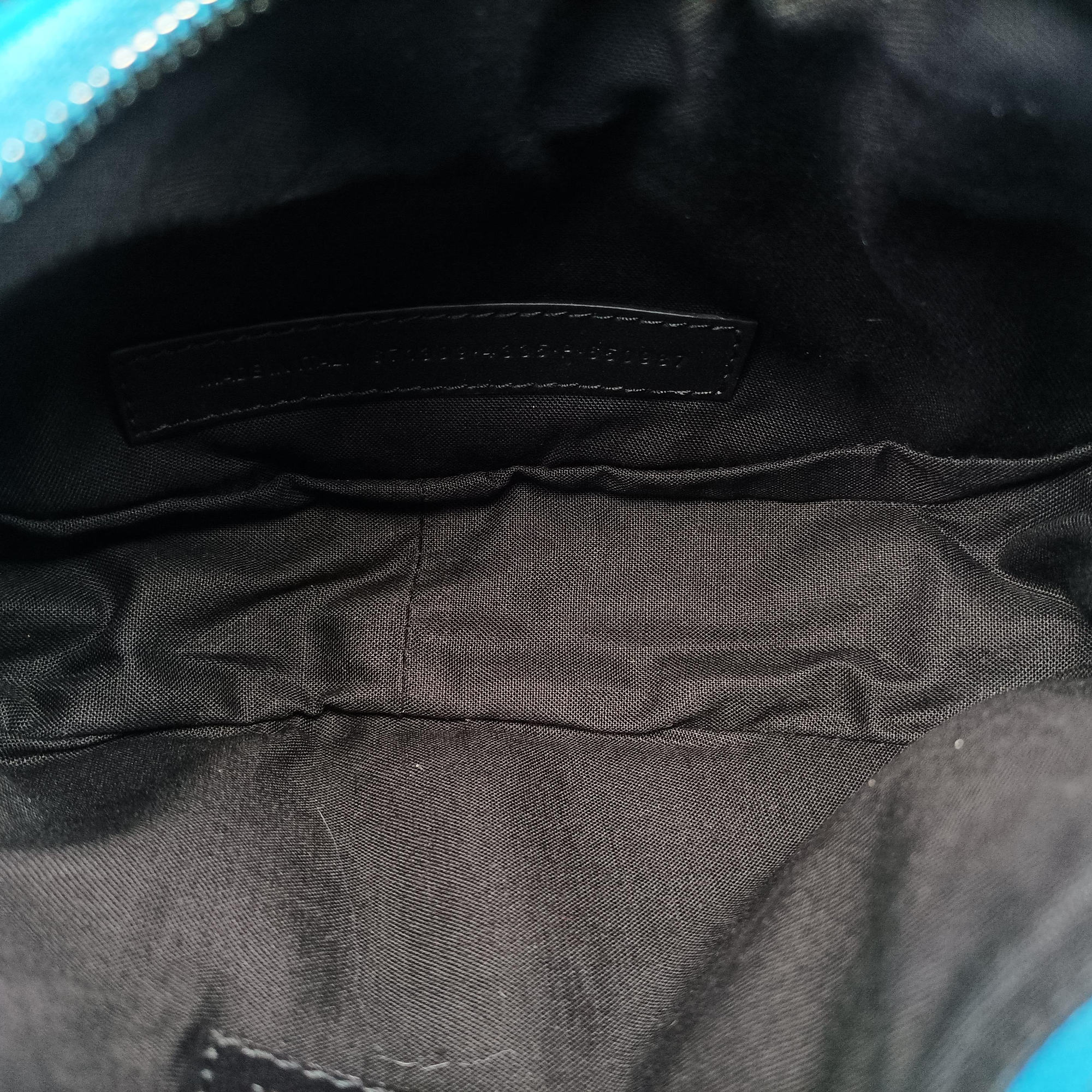 Pre-owned Balenciaga Le Cagole mini Blue fabric  shoulderbag | stylenewstar
