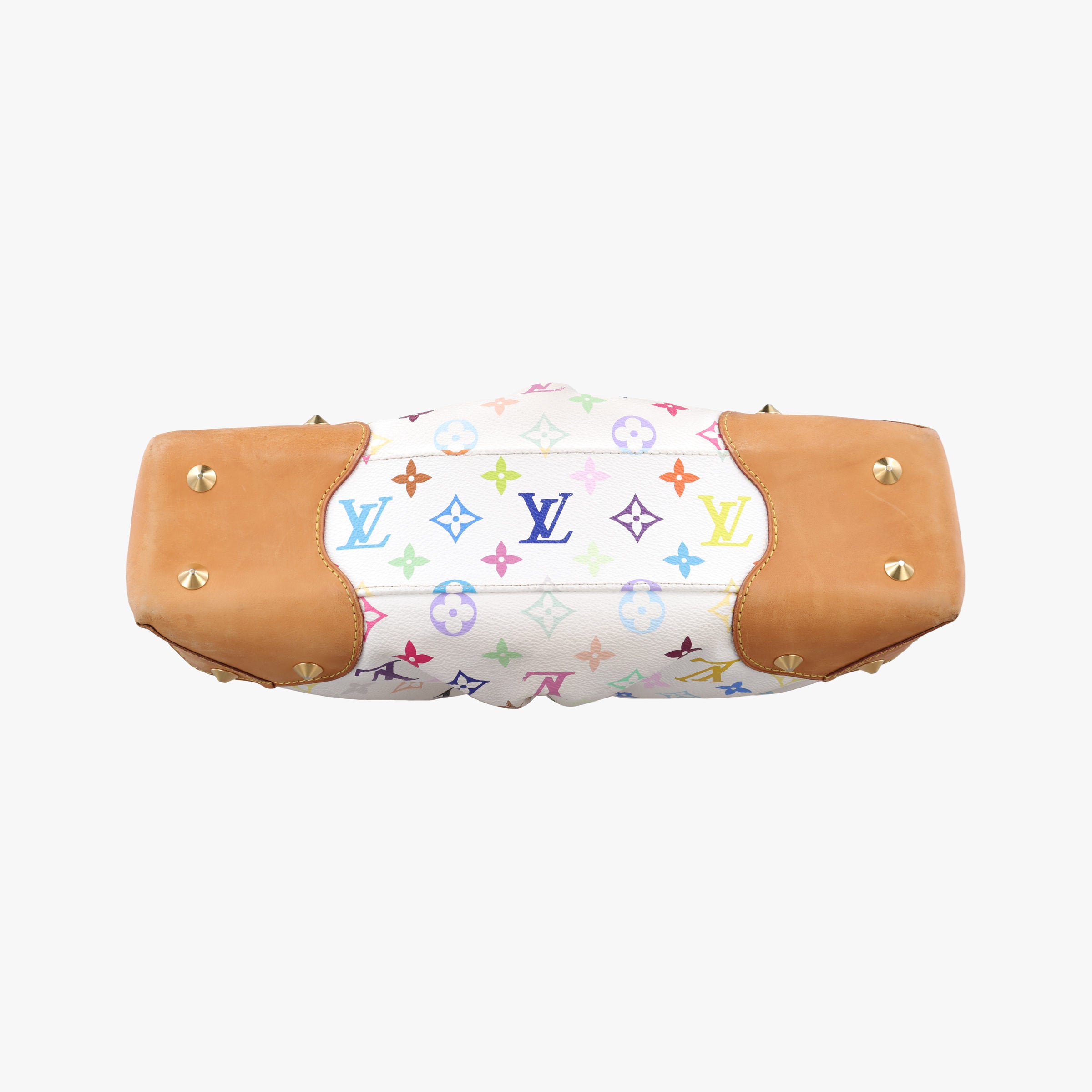 Pre-owned Louis Vuitton JUDY MM white Monogram Multicolor M40255 shoulderbag | stylenewstar