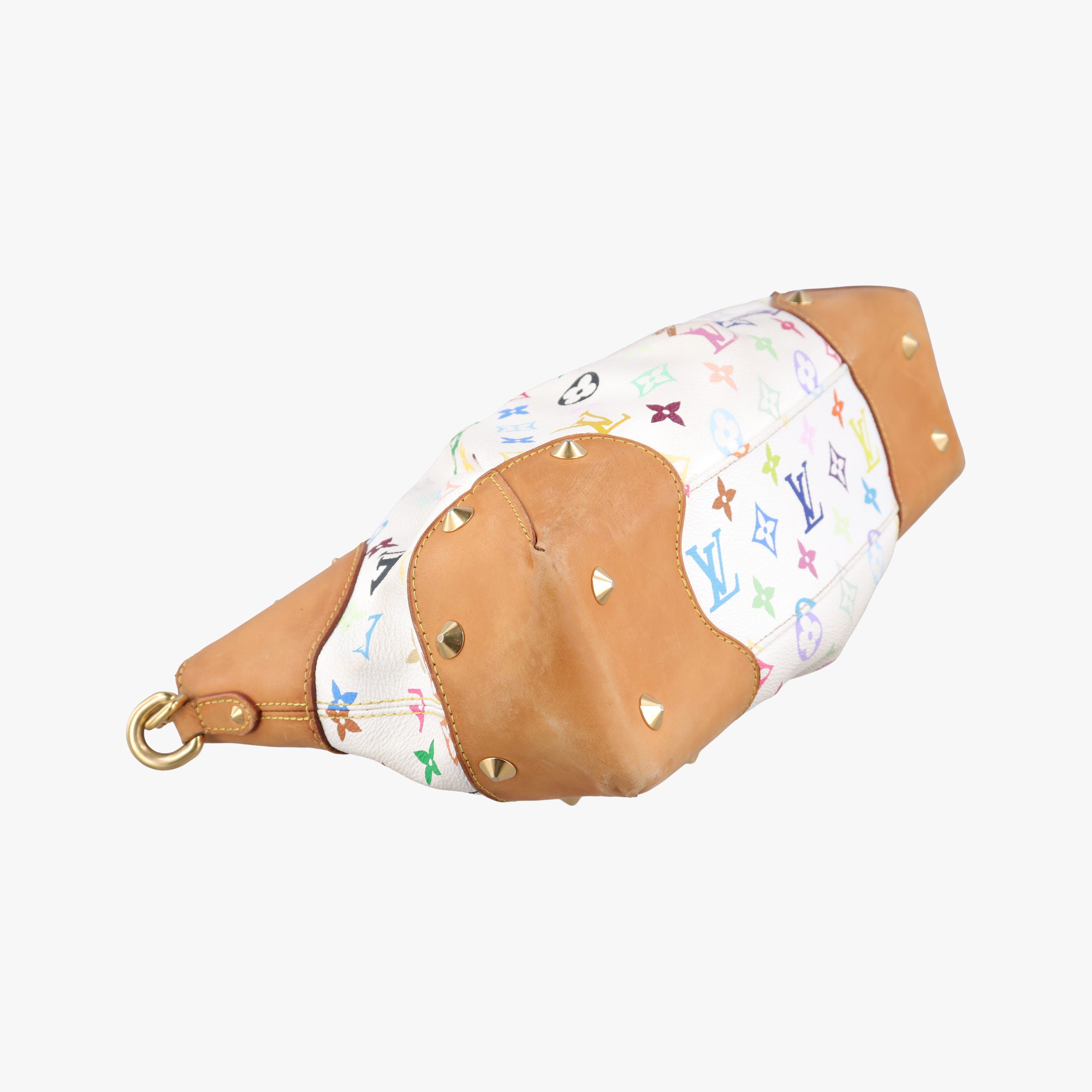 Pre-owned Louis Vuitton JUDY MM white Monogram Multicolor M40255 shoulderbag | stylenewstar