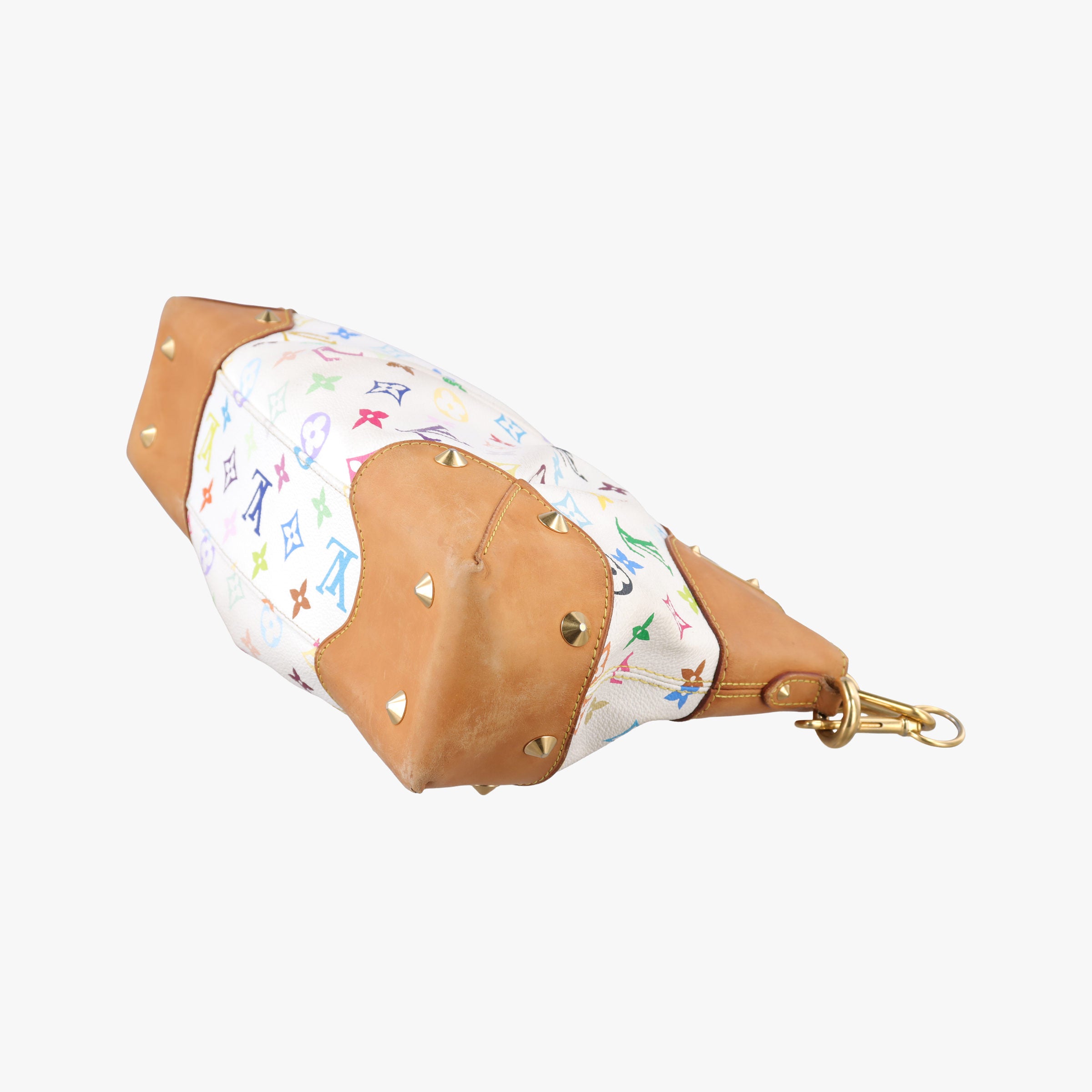 Pre-owned Louis Vuitton JUDY MM white Monogram Multicolor M40255 shoulderbag | stylenewstar