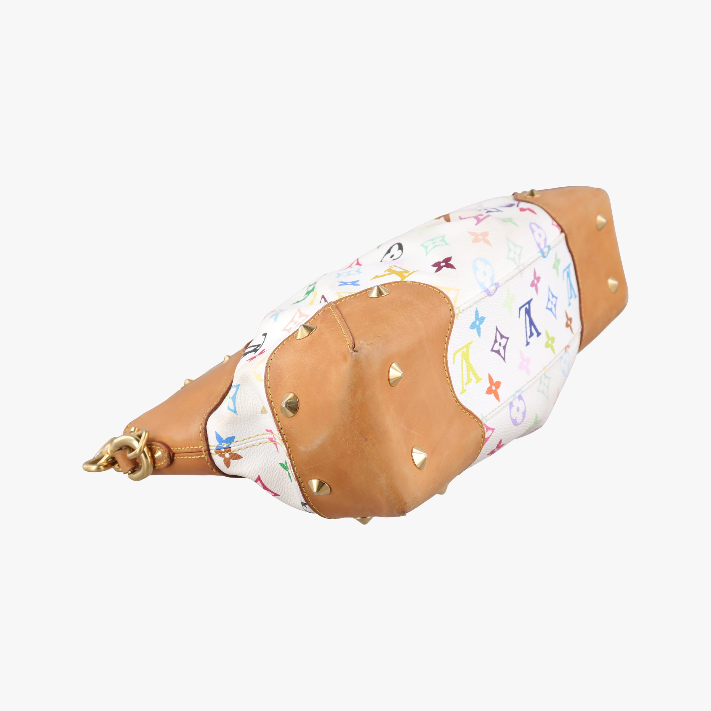 Pre-owned Louis Vuitton JUDY MM white Monogram Multicolor M40255 shoulderbag | stylenewstar