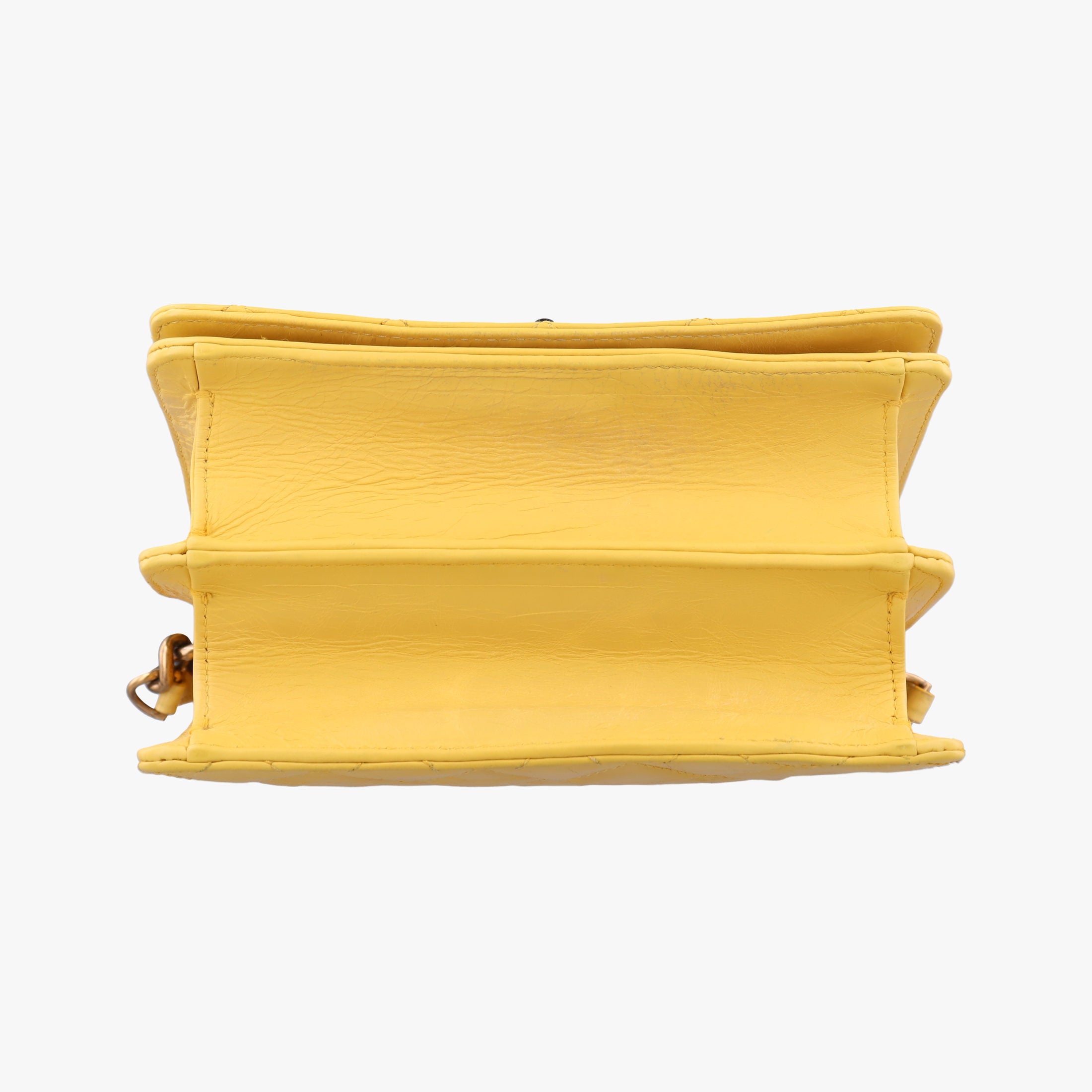 Pre-owned Chanel 2.55 Rita Matelasse Yellow Leather A66816 shoulderbag | stylenewstar