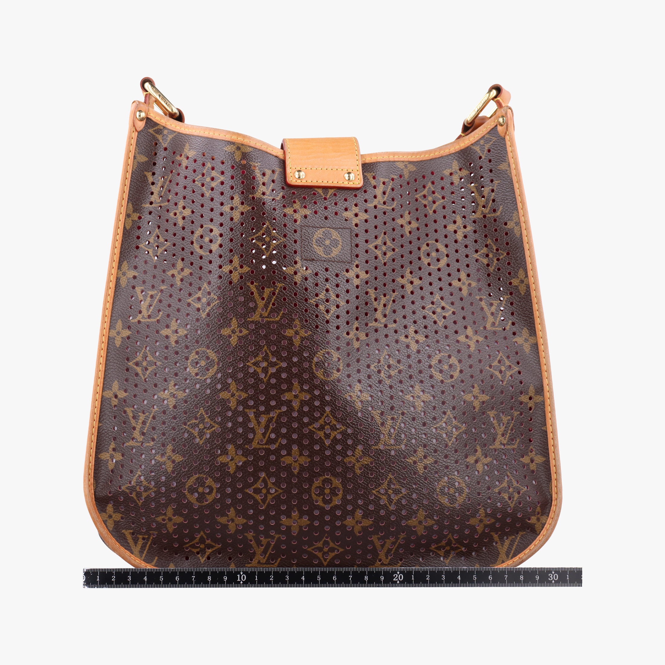 Pre-owned Louis Vuitton Musette brown×FUCHSIA Monogram Perforated M95172 shoulderbag | stylenewstar