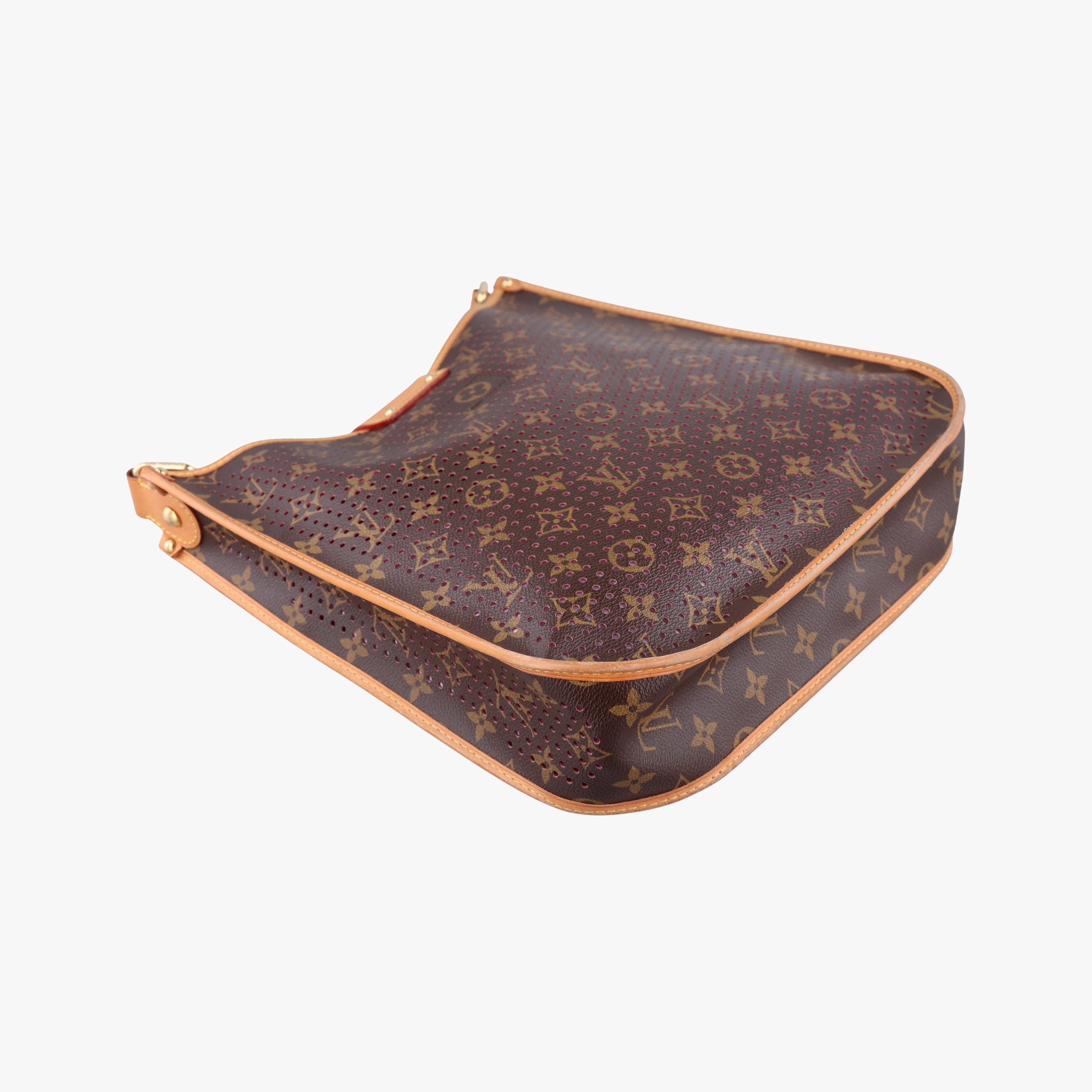 Pre-owned Louis Vuitton Musette brown×FUCHSIA Monogram Perforated M95172 shoulderbag | stylenewstar