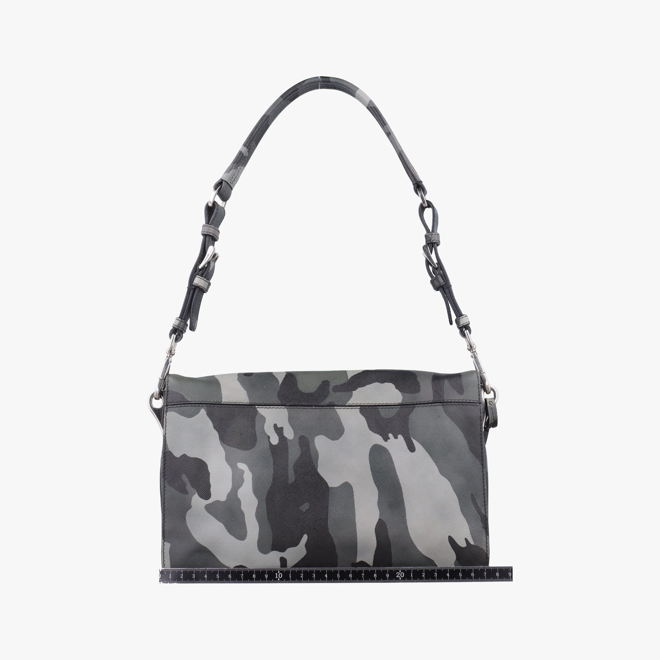 Pre-owned Prada Sound Multicolour saffiano leather  shoulderbag | stylenewstar