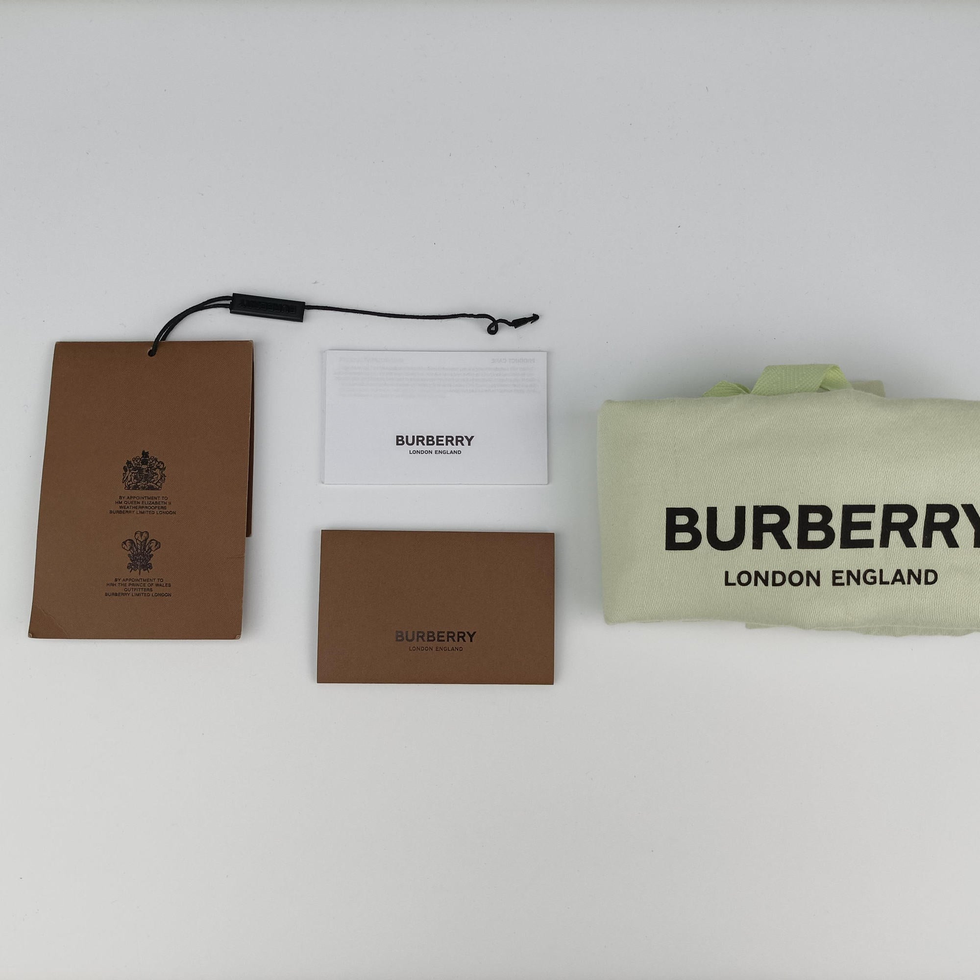Pre-owned Burberry Monogram Stripe Brown×Multicolour PVC coated canvas x leather  bum bag/waist bag | stylenewstar