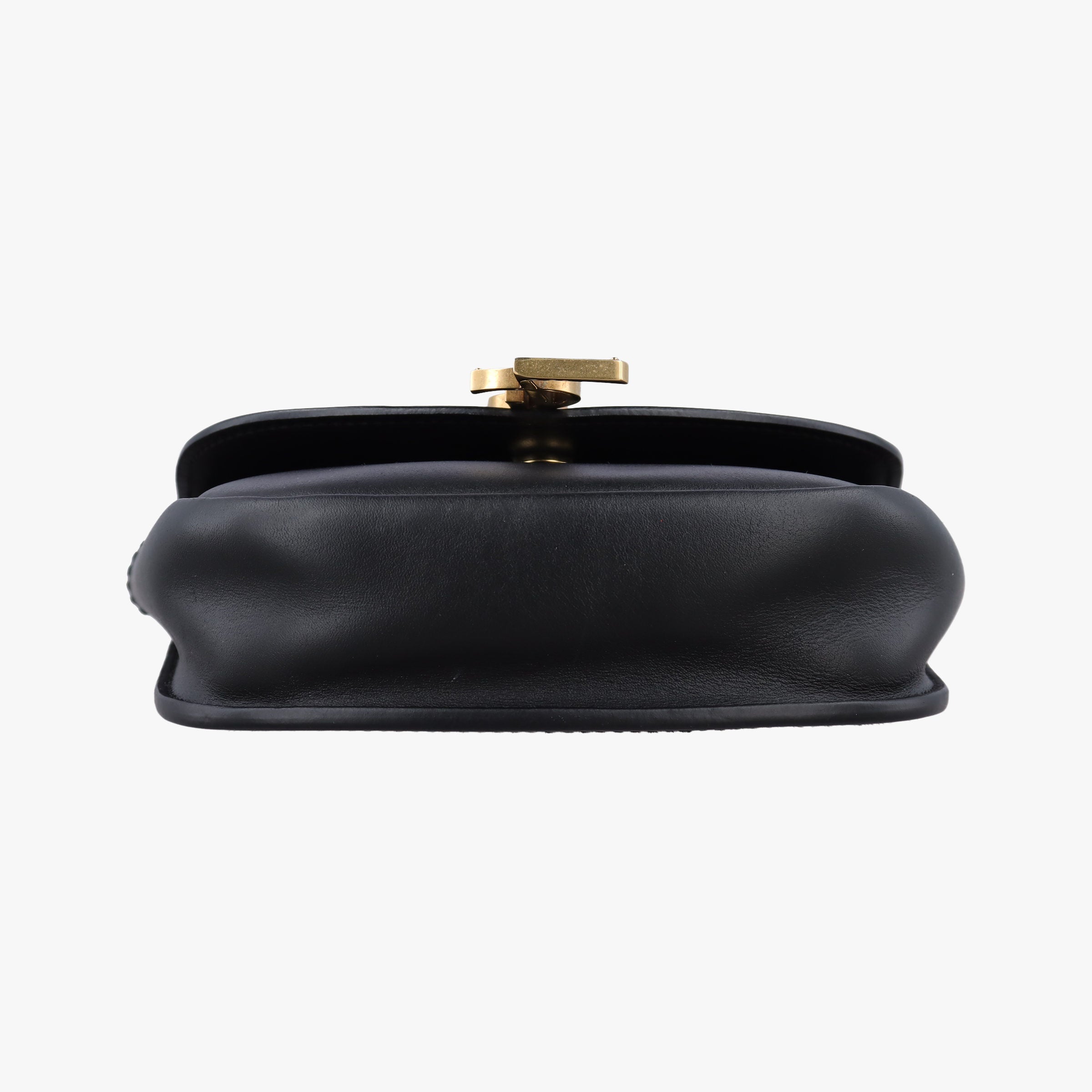 Pre-owned Yves Saint Laurent KAIA Small Black Leather 619740 shoulderbag | stylenewstar