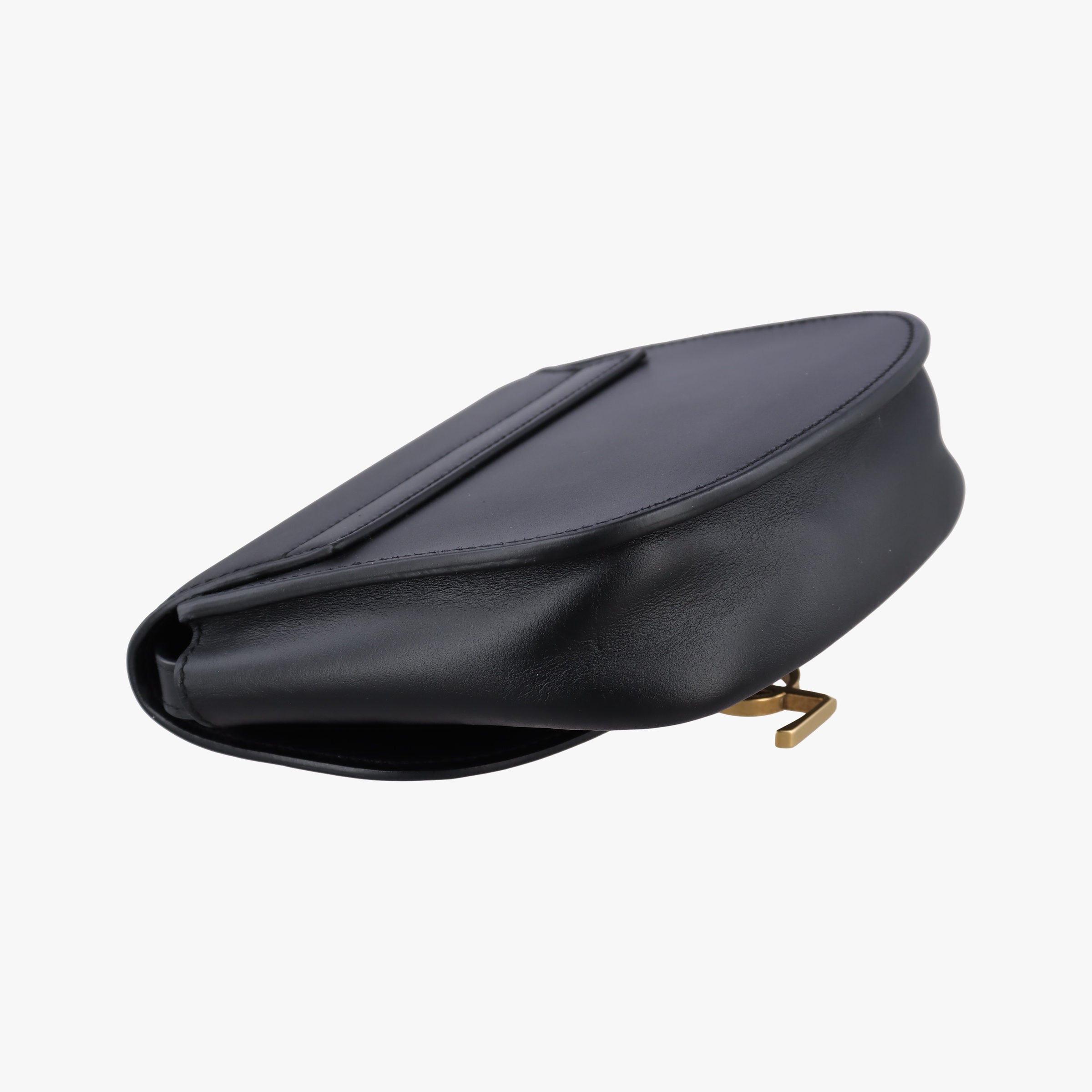 Pre-owned Yves Saint Laurent KAIA Small Black Leather 619740 shoulderbag | stylenewstar
