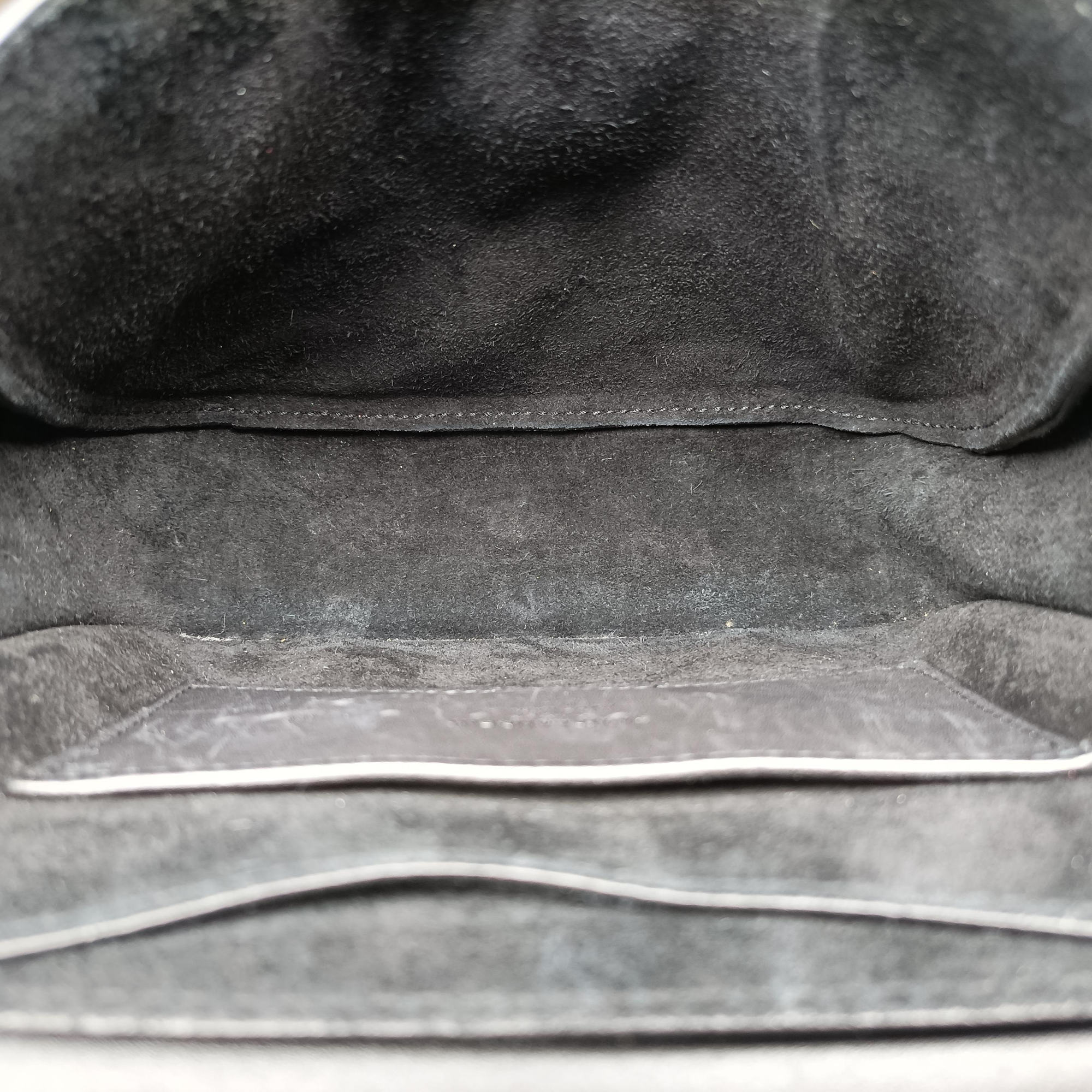 Pre-owned Yves Saint Laurent KAIA Small Black Leather 619740 shoulderbag | stylenewstar