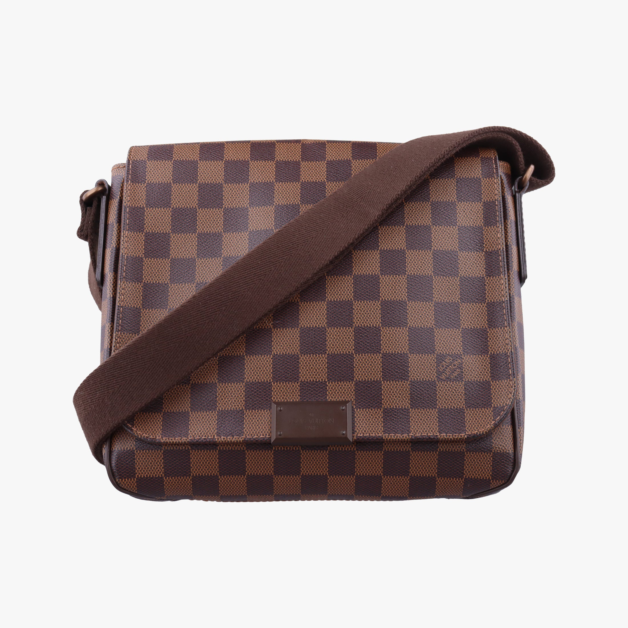 Pre-owned Louis Vuitton DISTRICT PM EBENE Damier Canvas N41213 shoulderbag | stylenewstar