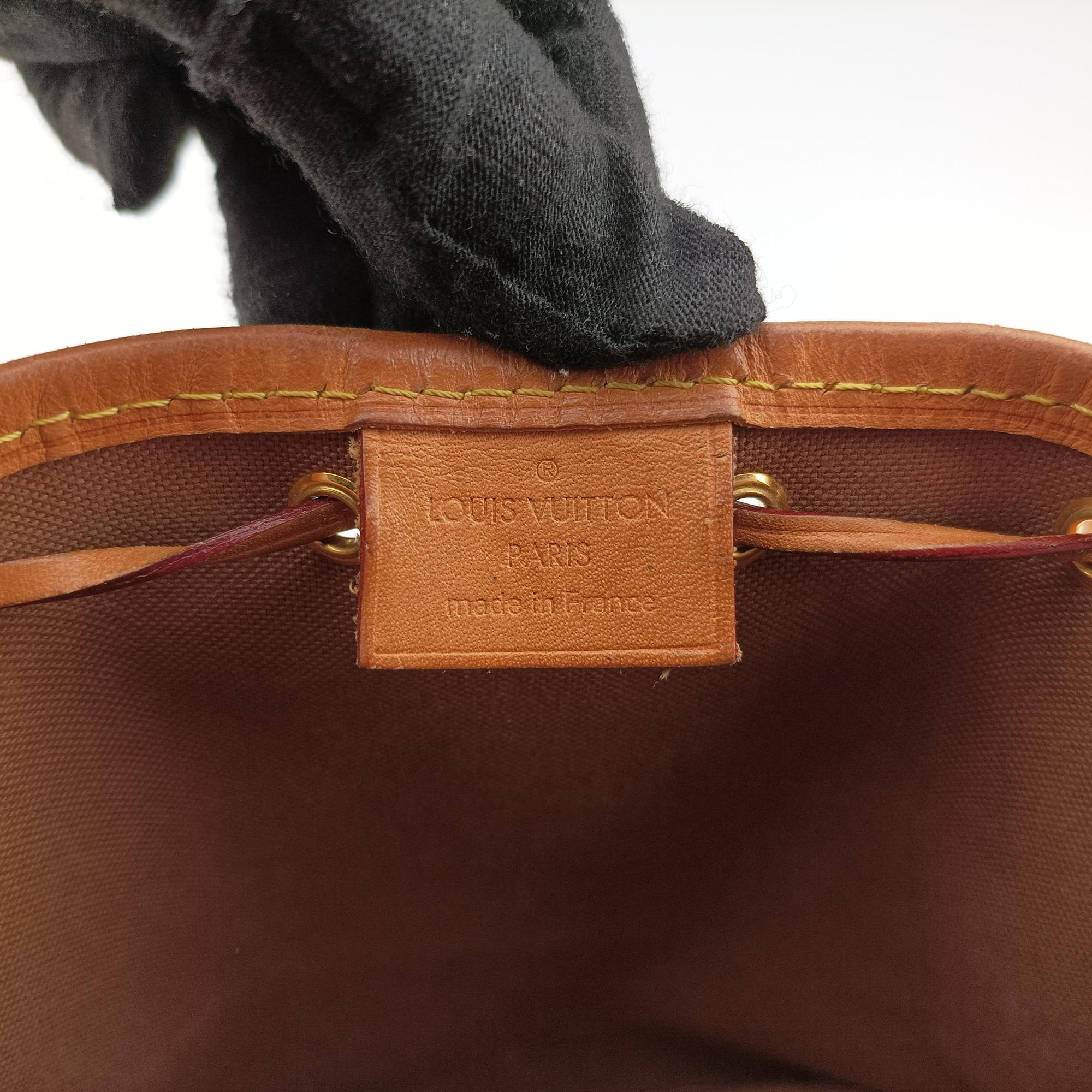 Pre-owned Louis Vuitton Nano Noe Brown Monogram Canvas M41346 shoulderbag | stylenewstar