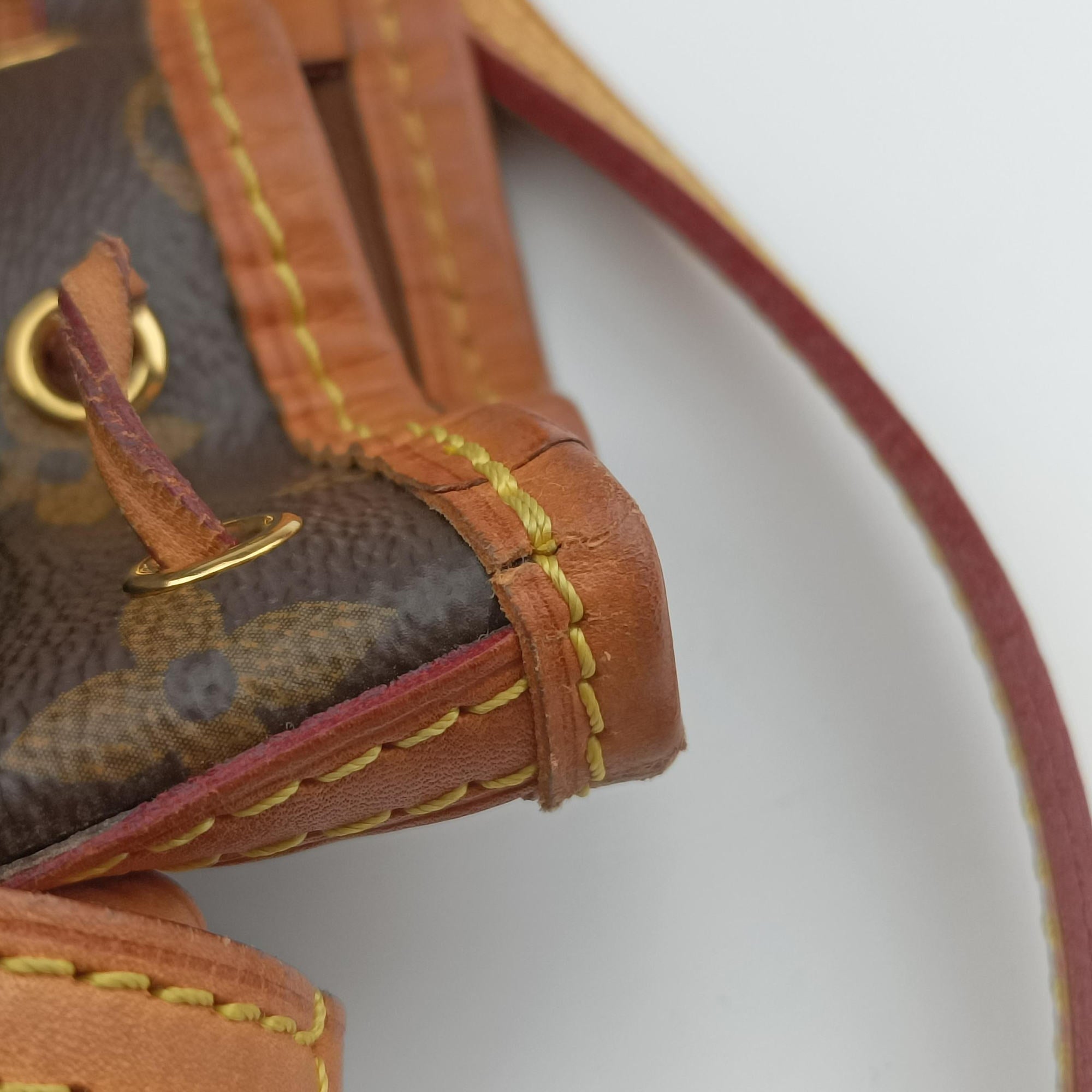 Pre-owned Louis Vuitton Nano Noe Brown Monogram Canvas M41346 shoulderbag | stylenewstar