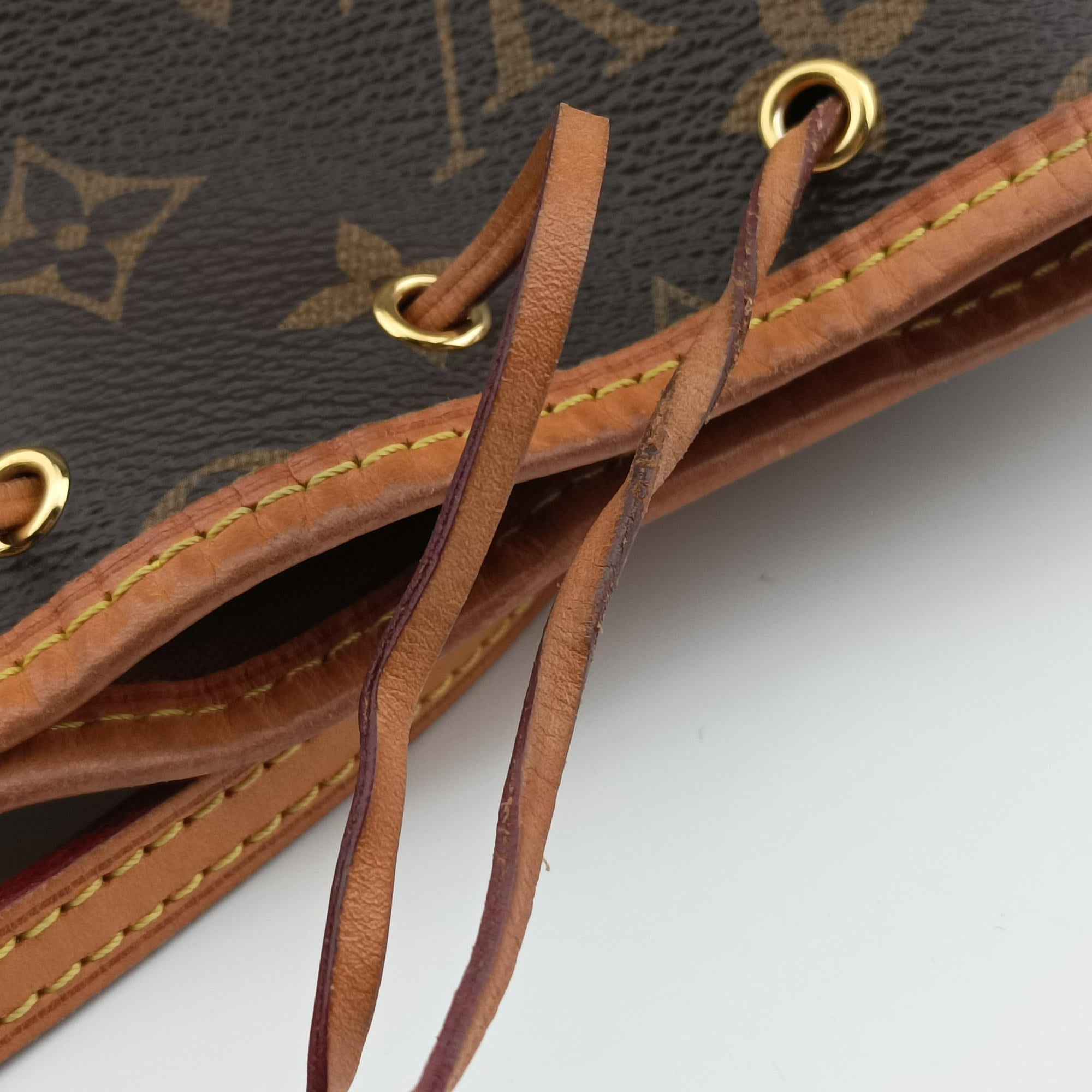 Pre-owned Louis Vuitton Nano Noe Brown Monogram Canvas M41346 shoulderbag | stylenewstar