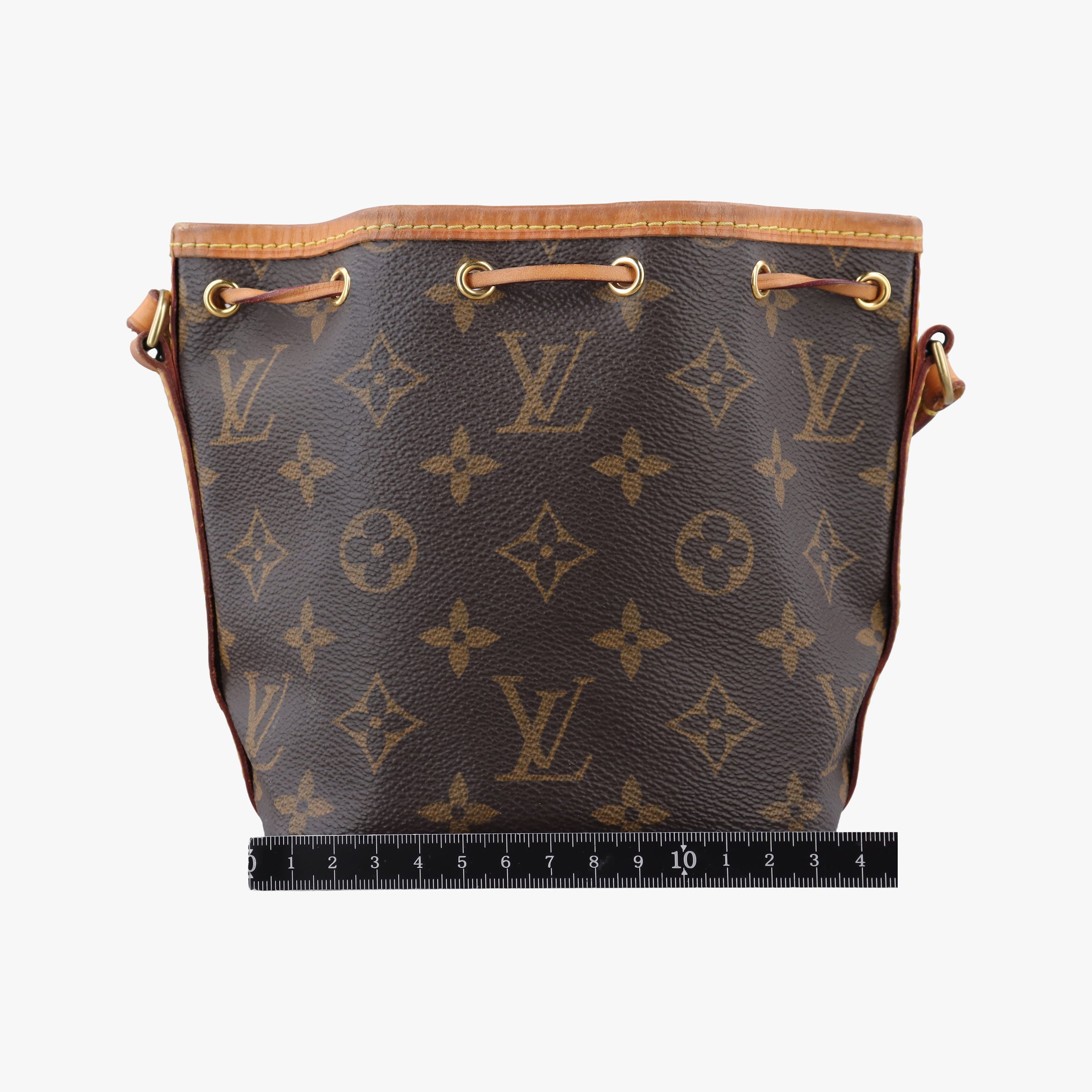 Pre-owned Louis Vuitton Nano Noe Brown Monogram Canvas M41346 shoulderbag | stylenewstar
