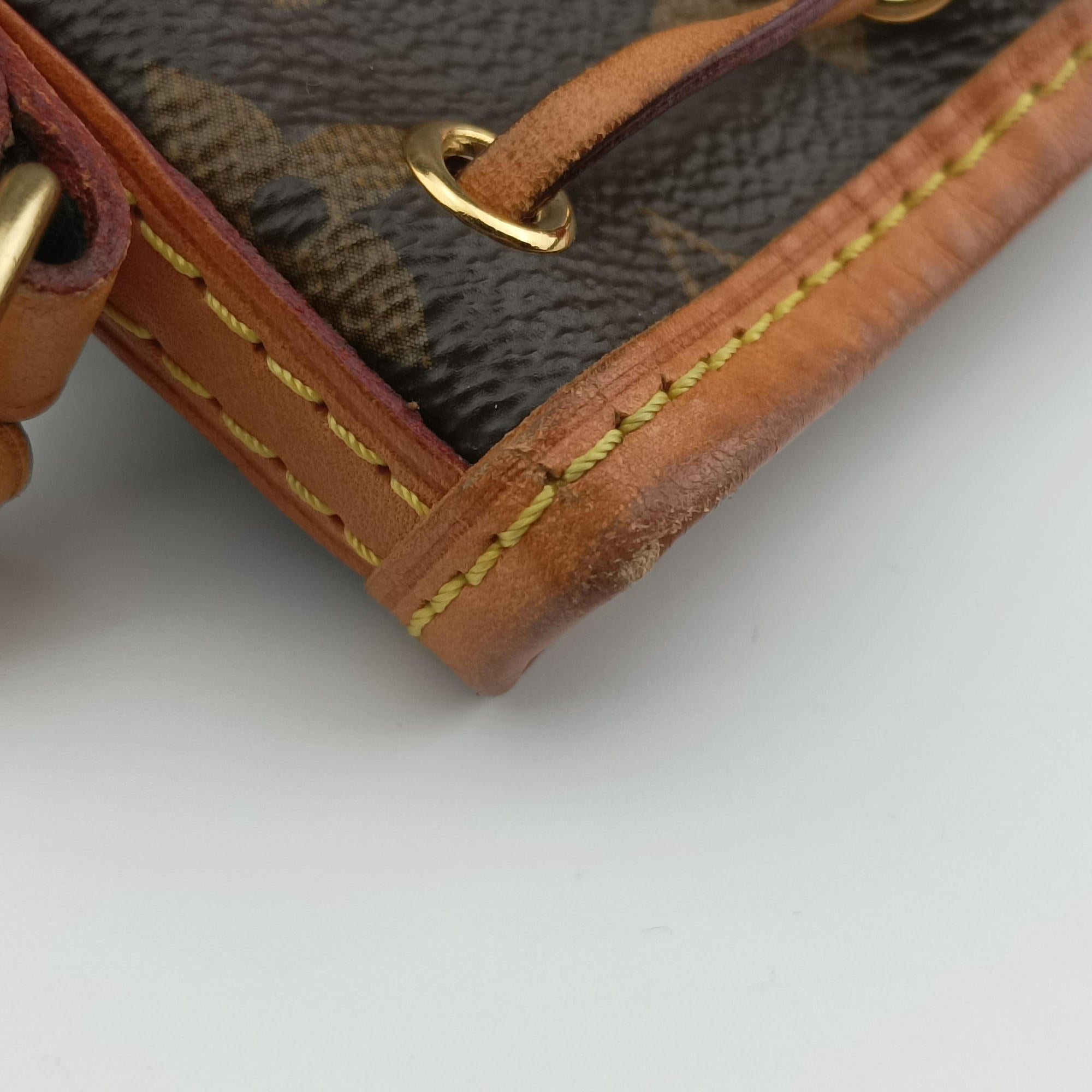 Pre-owned Louis Vuitton Nano Noe Brown Monogram Canvas M41346 shoulderbag | stylenewstar