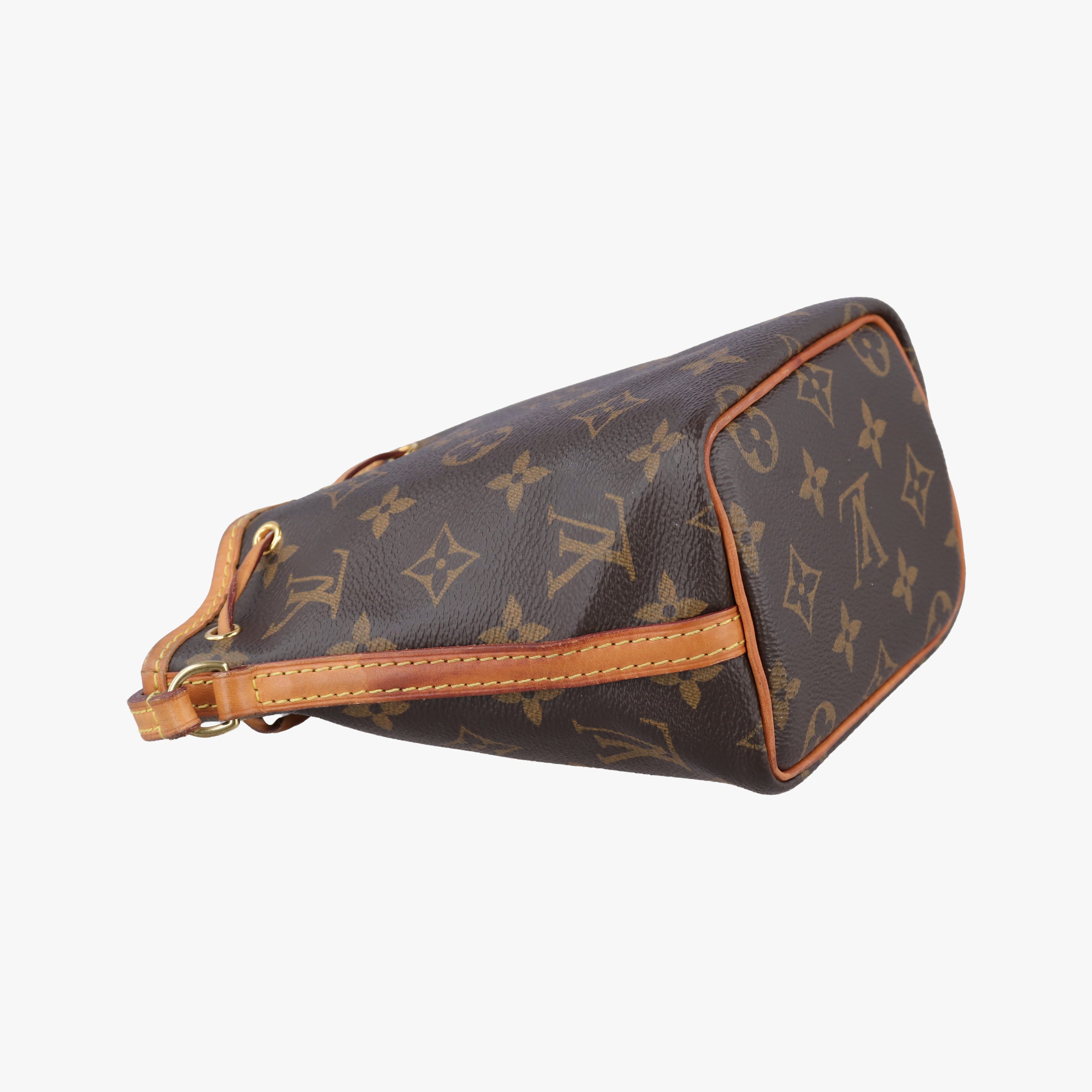Pre-owned Louis Vuitton Nano Noe Brown Monogram Canvas M41346 shoulderbag | stylenewstar