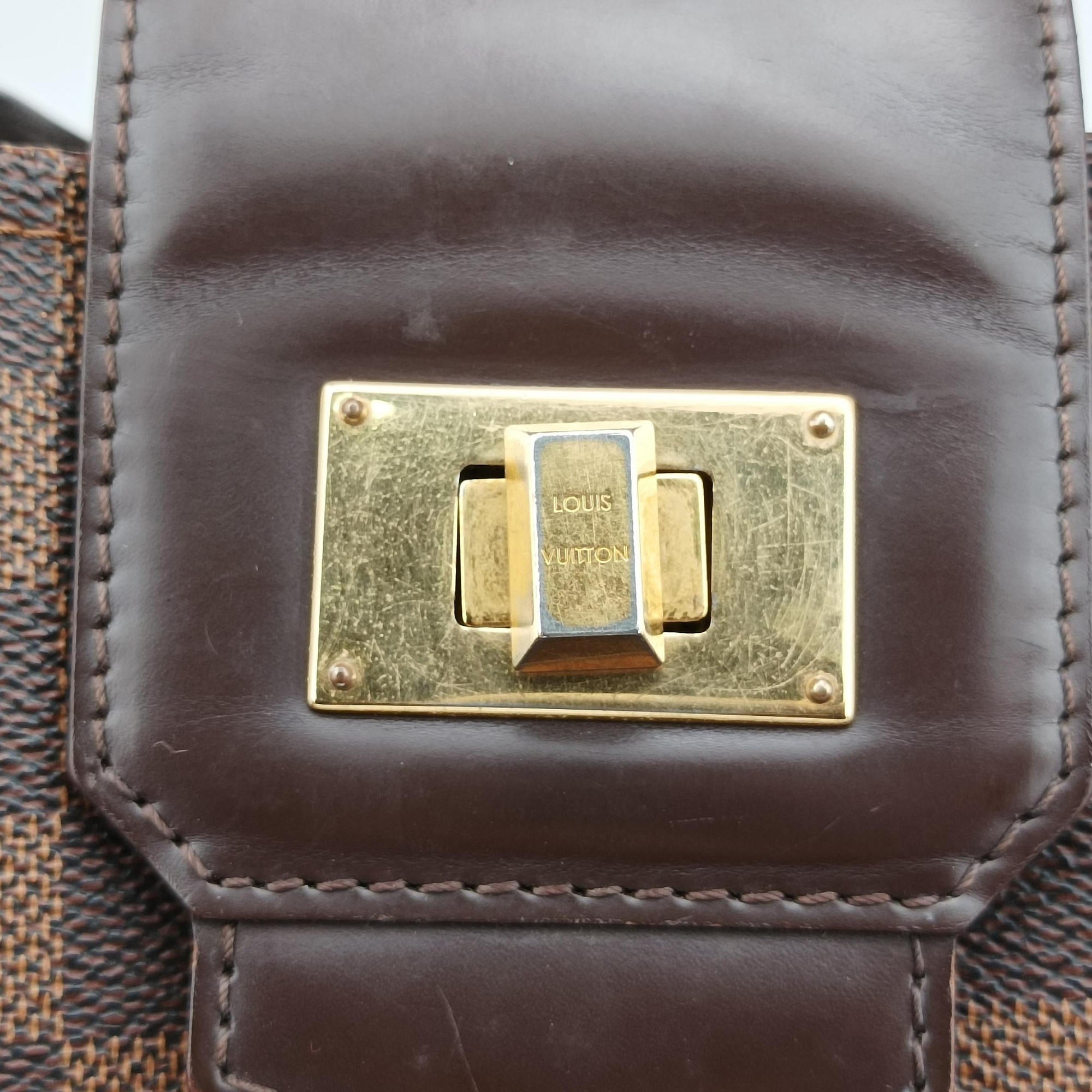 Secondhand Louis Vuitton Cabas Rosebery EBENE Damier Canvas N41177 shoulderbag | stylenewstar