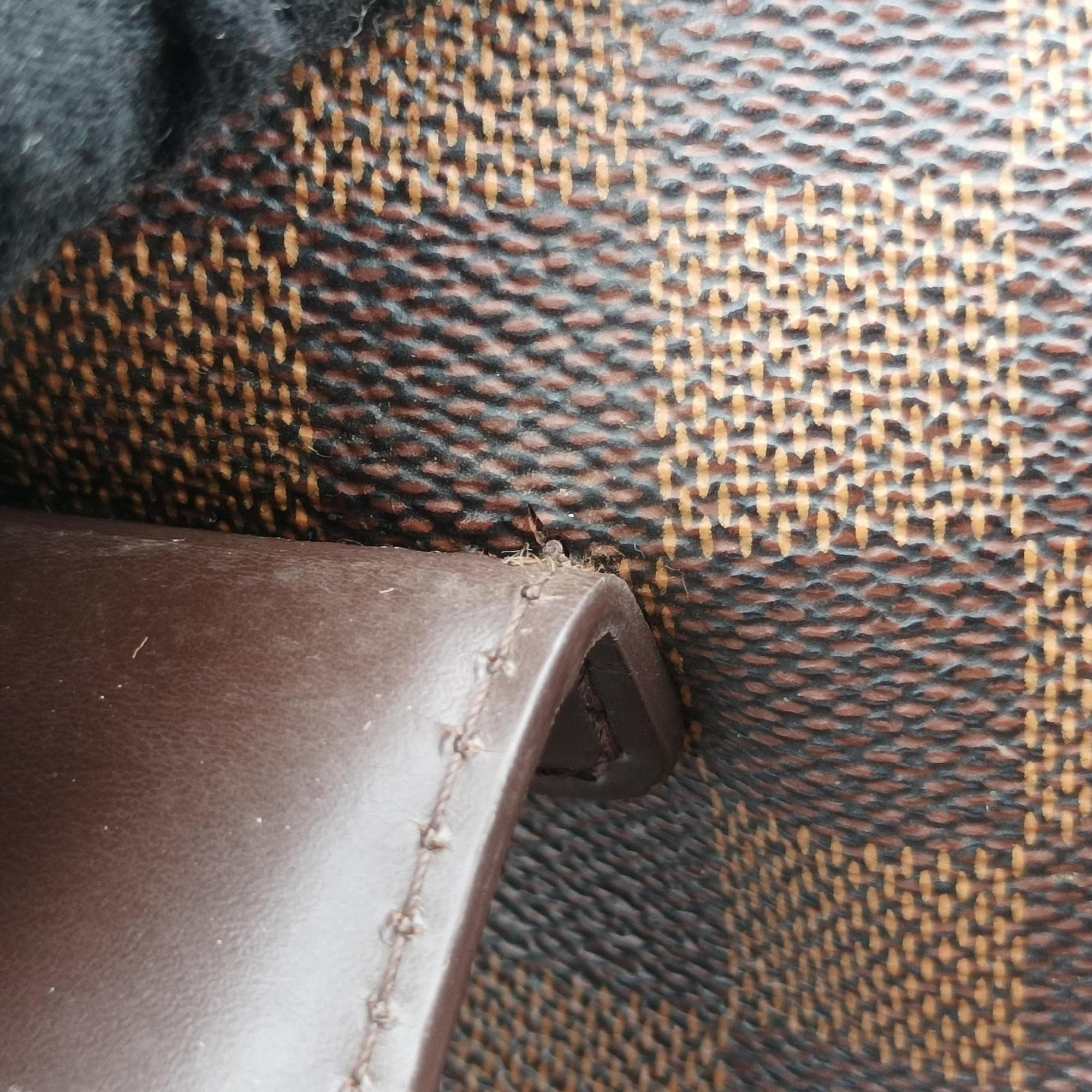 Secondhand Louis Vuitton Cabas Rosebery EBENE Damier Canvas N41177 shoulderbag | stylenewstar