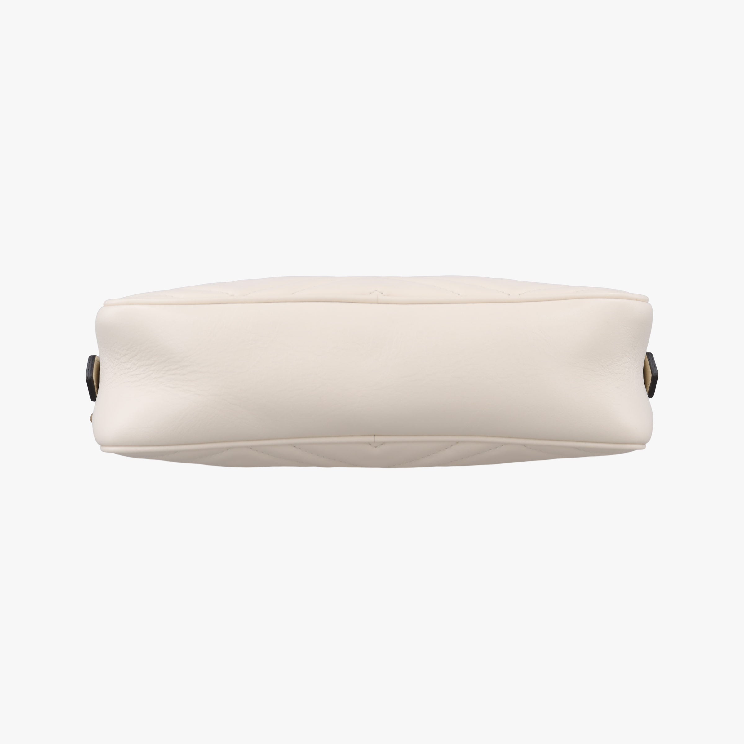 Pre-owned Gucci GG Marmont White Leather 447632 shoulderbag | stylenewstar