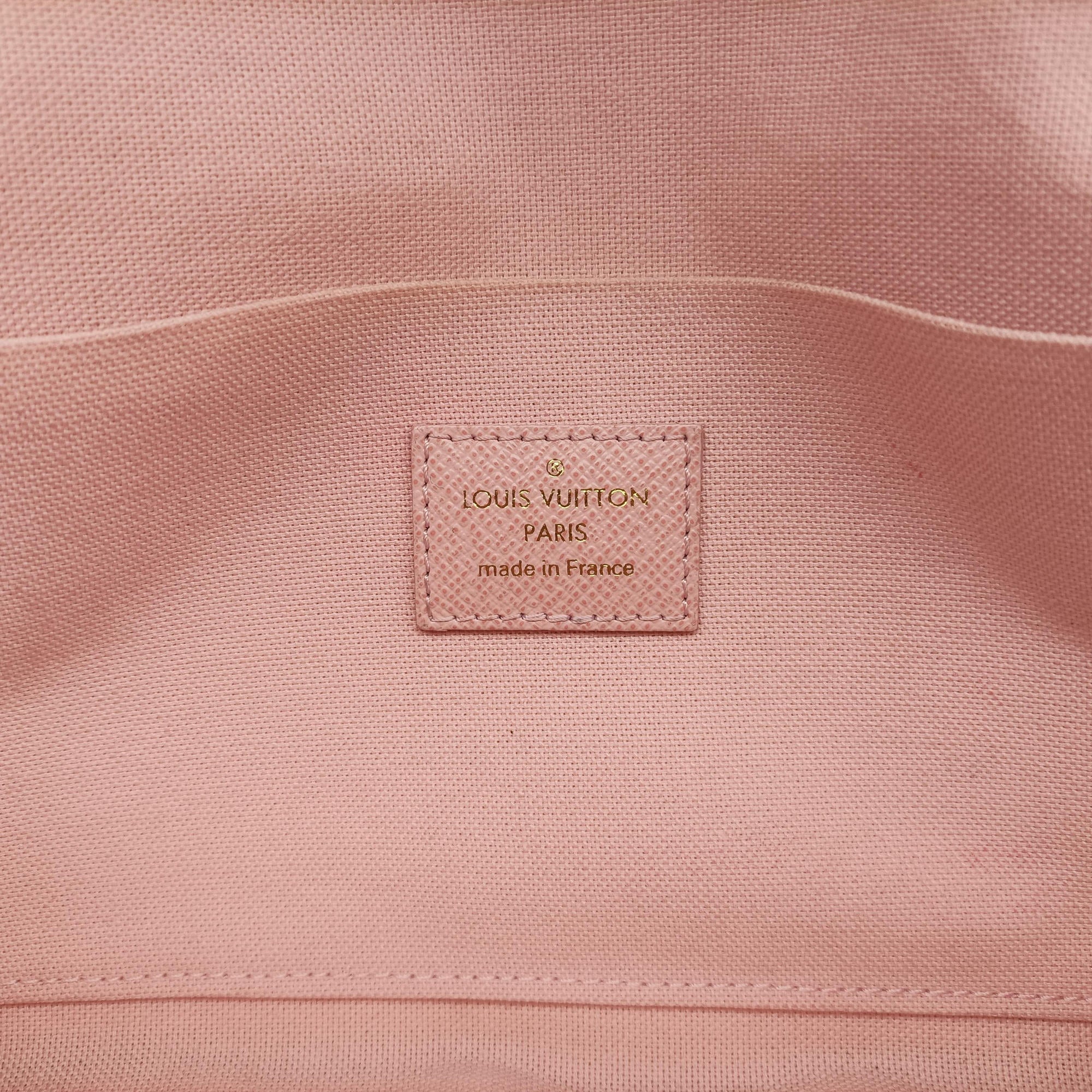 Pre-owned Louis Vuitton Pochette Felicie Azur Damier Canvas N63106 shoulderbag | stylenewstar