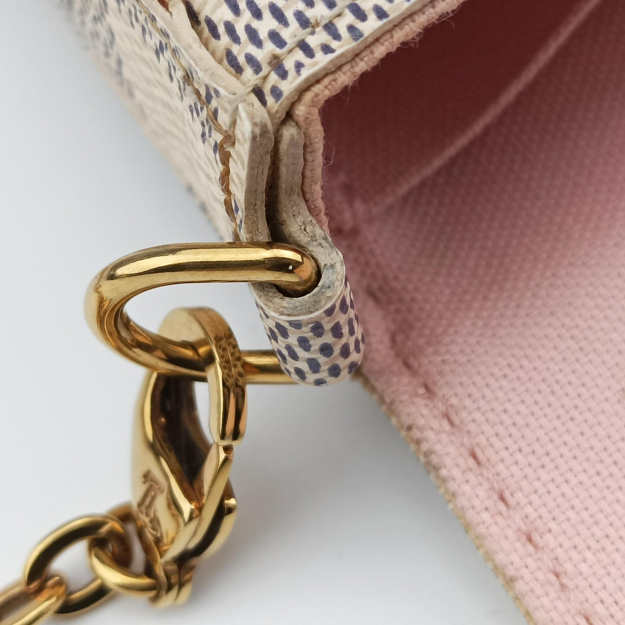 Pre-owned Louis Vuitton Pochette Felicie Azur Damier Canvas N63106 shoulderbag | stylenewstar