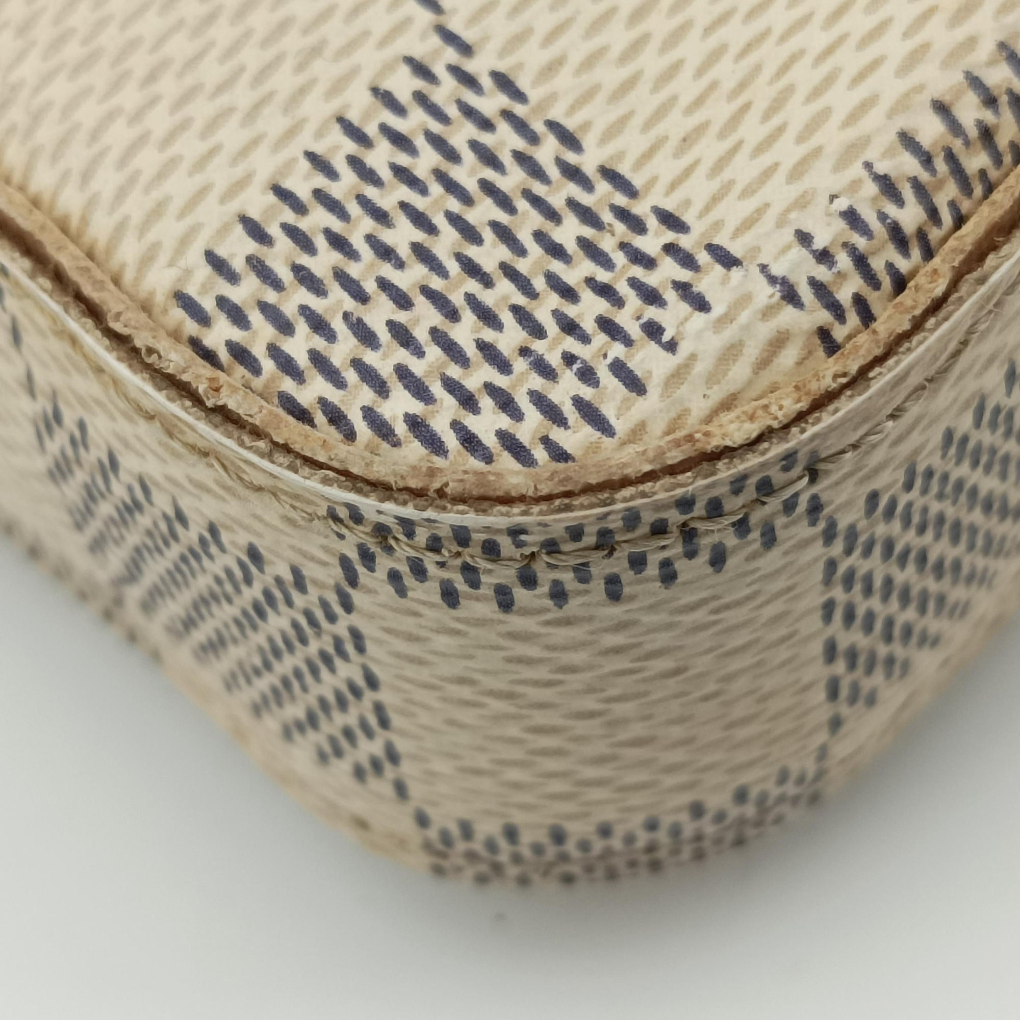 Pre-owned Louis Vuitton Pochette Felicie Azur Damier Canvas N63106 shoulderbag | stylenewstar