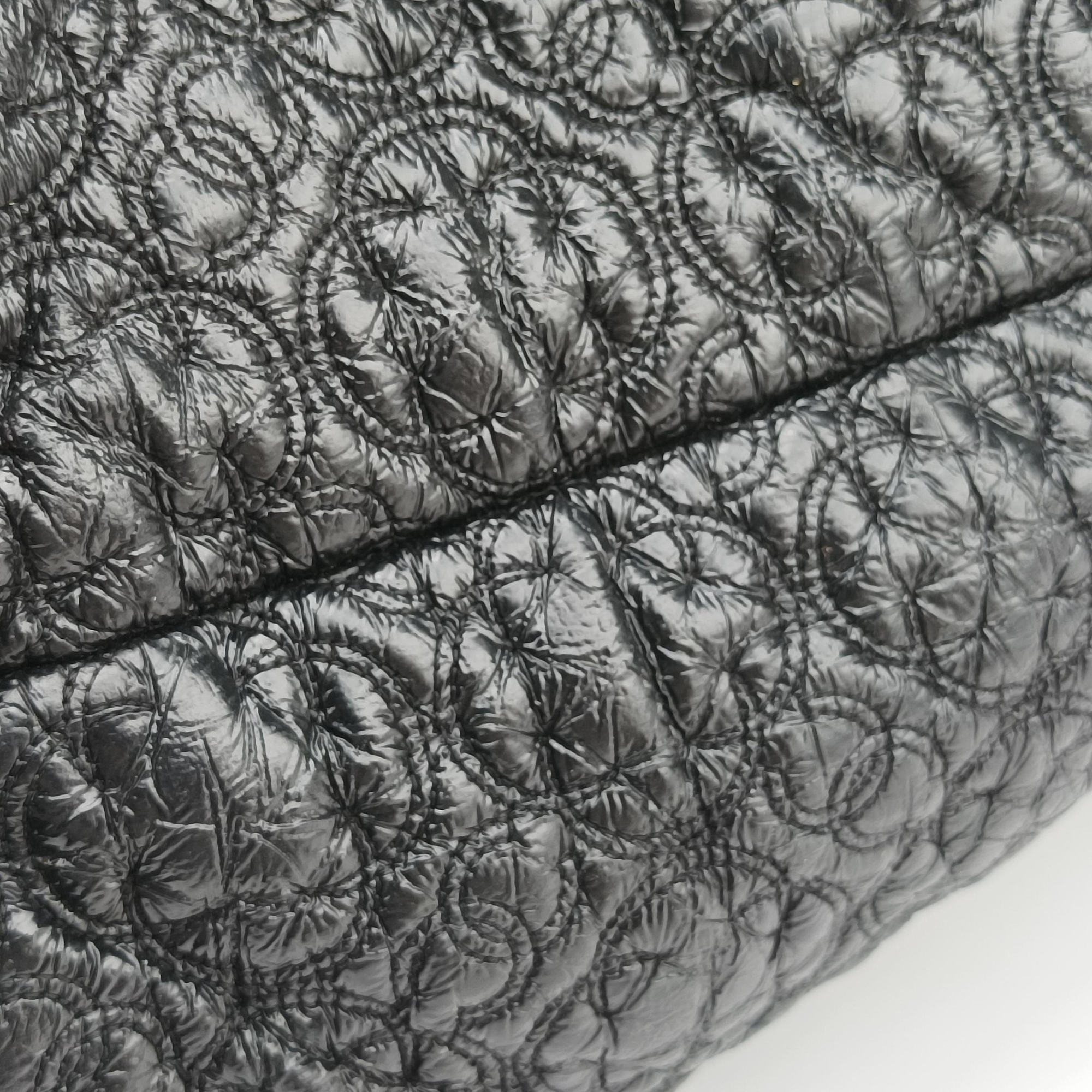 Pre-owned Chanel Coco Cabas GM Coco Mark Black Leather A46971 shoulderbag | stylenewstar