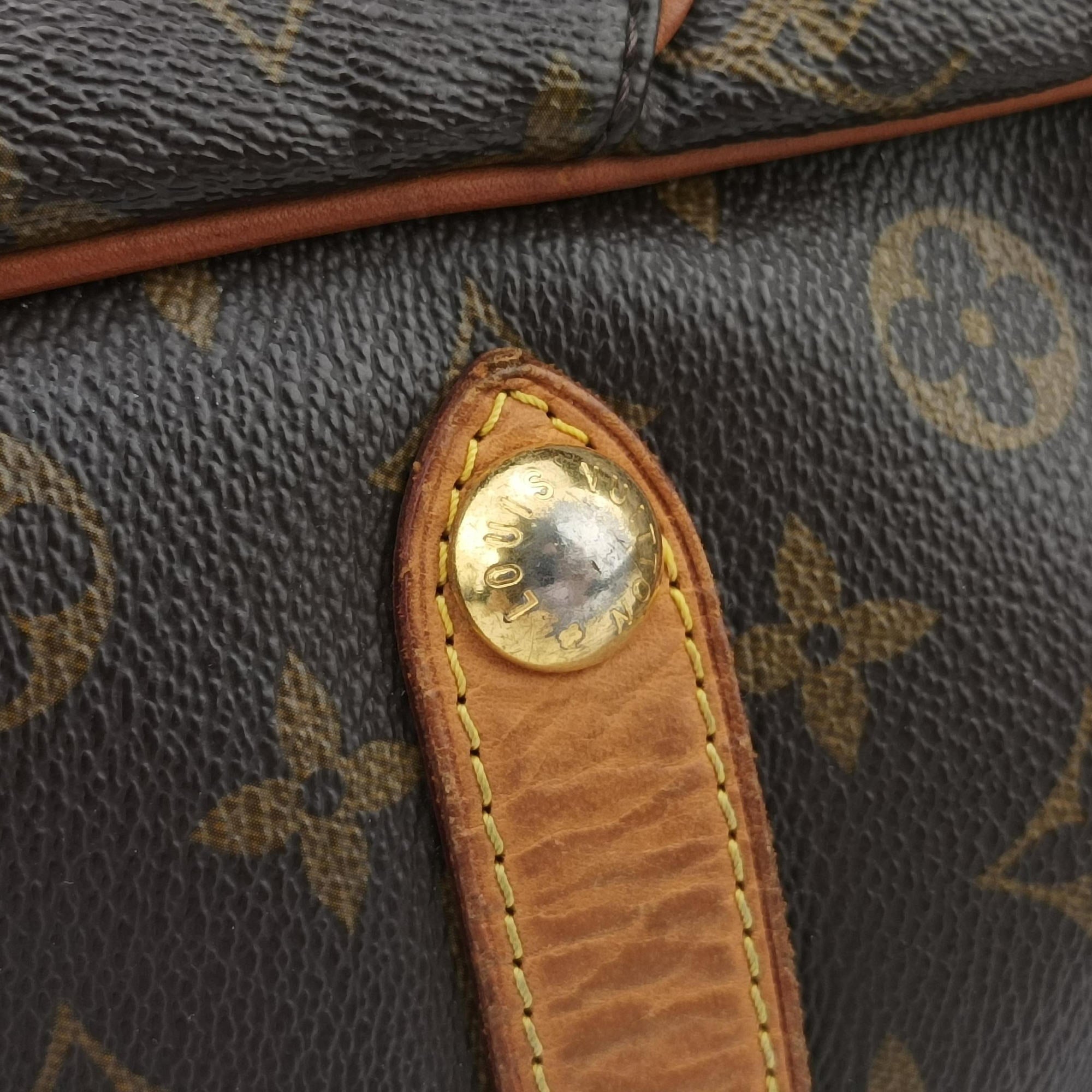 Vintage Louis Vuitton GALLIERA PM Brown Monogram Canvas M56382 shoulderbag | stylenewstar