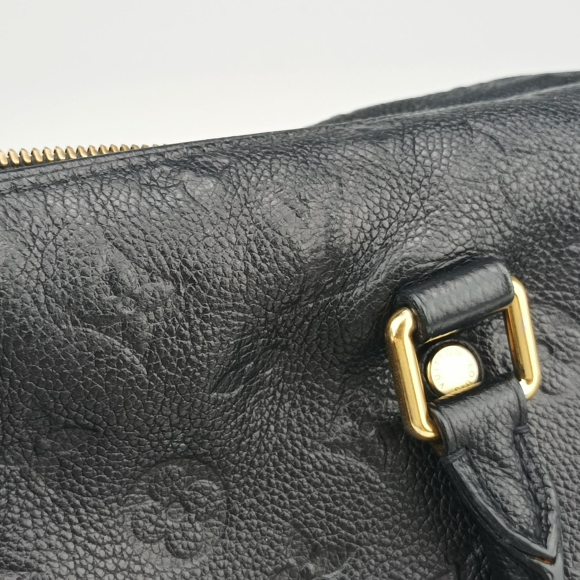 Pre-owned Louis Vuitton Speedy Bandouliere 30 Anfini Monogram Empreinte M40761 handbag | stylenewstar