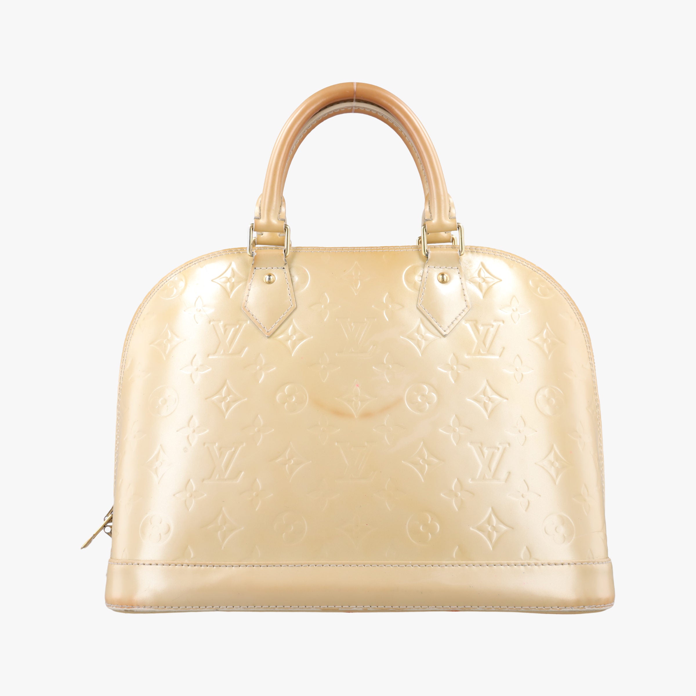 Pre-owned Louis Vuitton Alma PM Dune Vernis M90101 handbag | stylenewstar