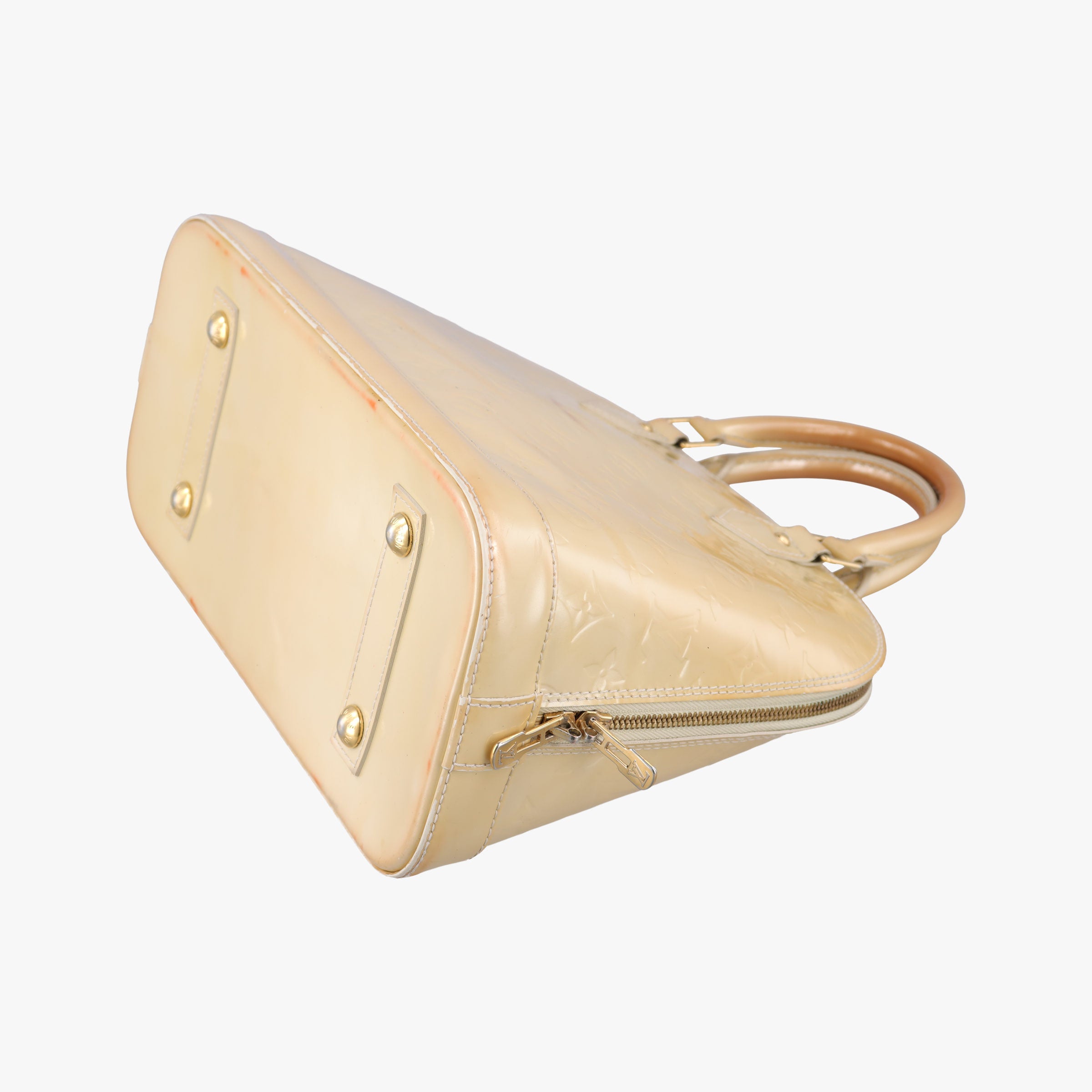 Pre-owned Louis Vuitton Alma PM Dune Vernis M90101 handbag | stylenewstar