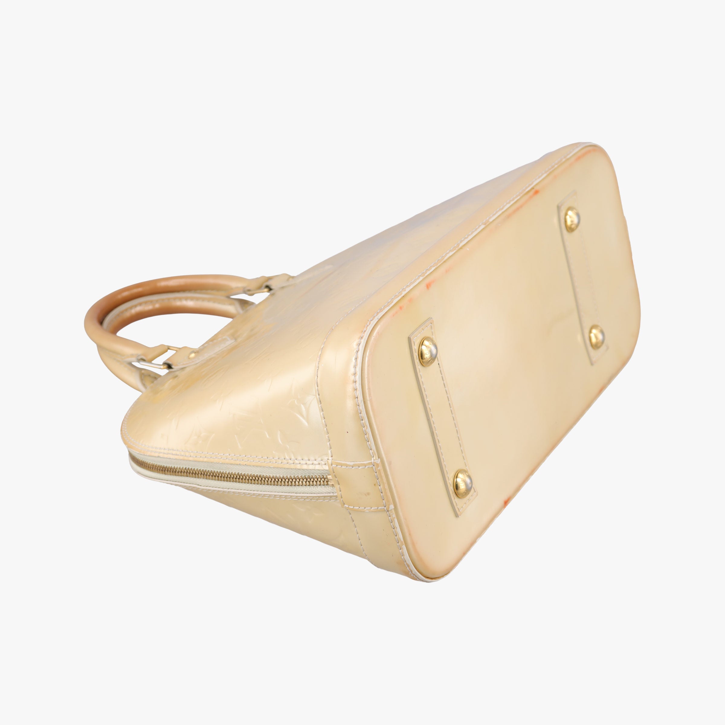 Pre-owned Louis Vuitton Alma PM Dune Vernis M90101 handbag | stylenewstar